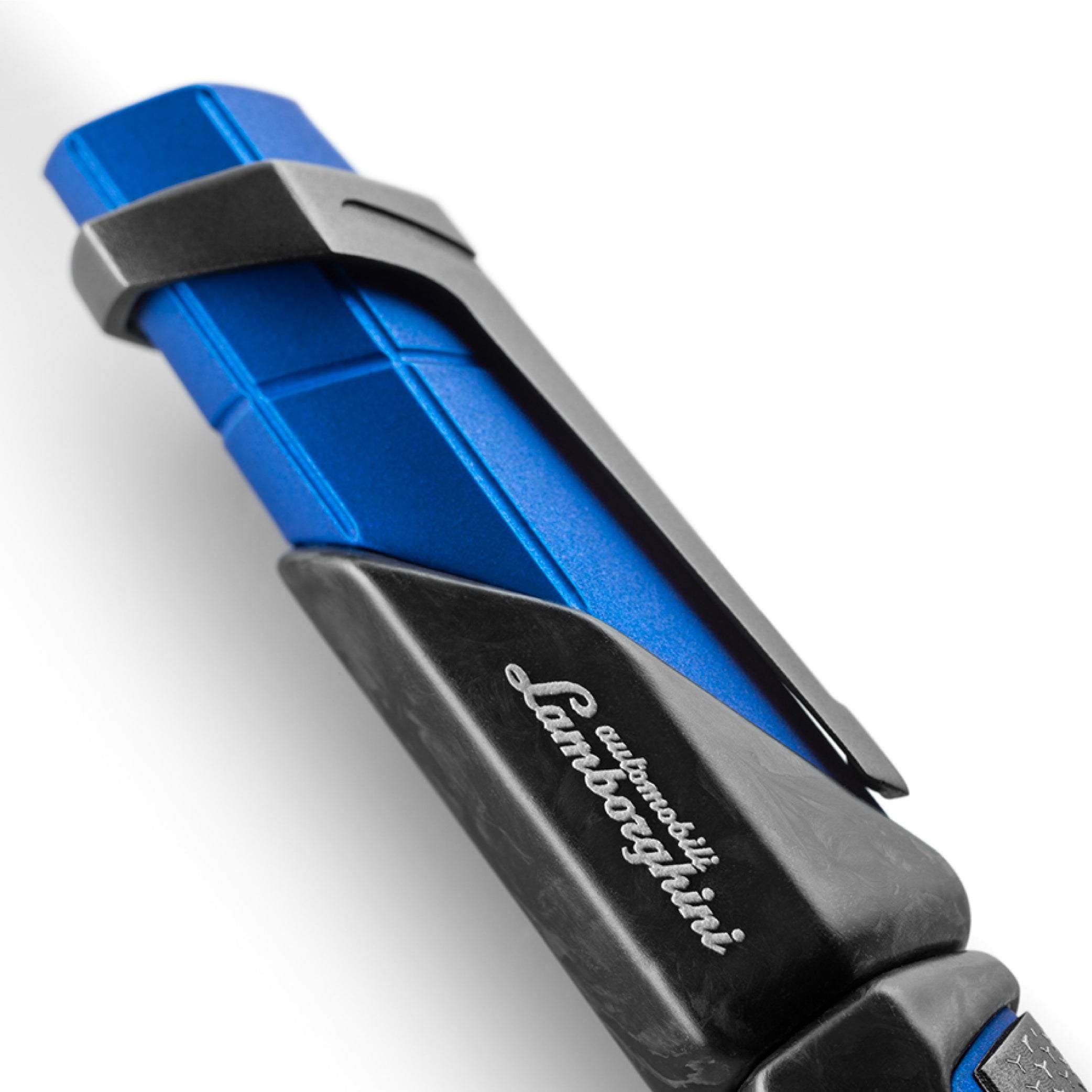 Penna stilografica Montegrappa Automobili Lamborghini 60° Blu Aegeus in edizione limitata