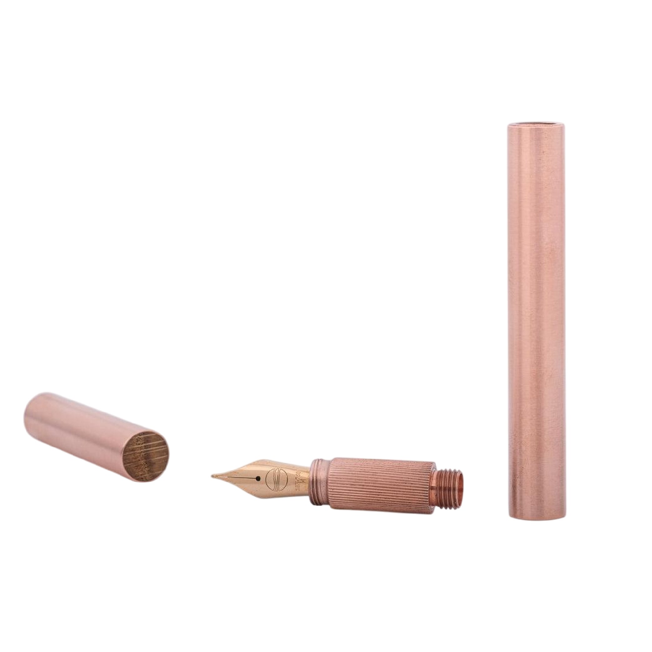 Longcap Brushed Copper Fountain Pen