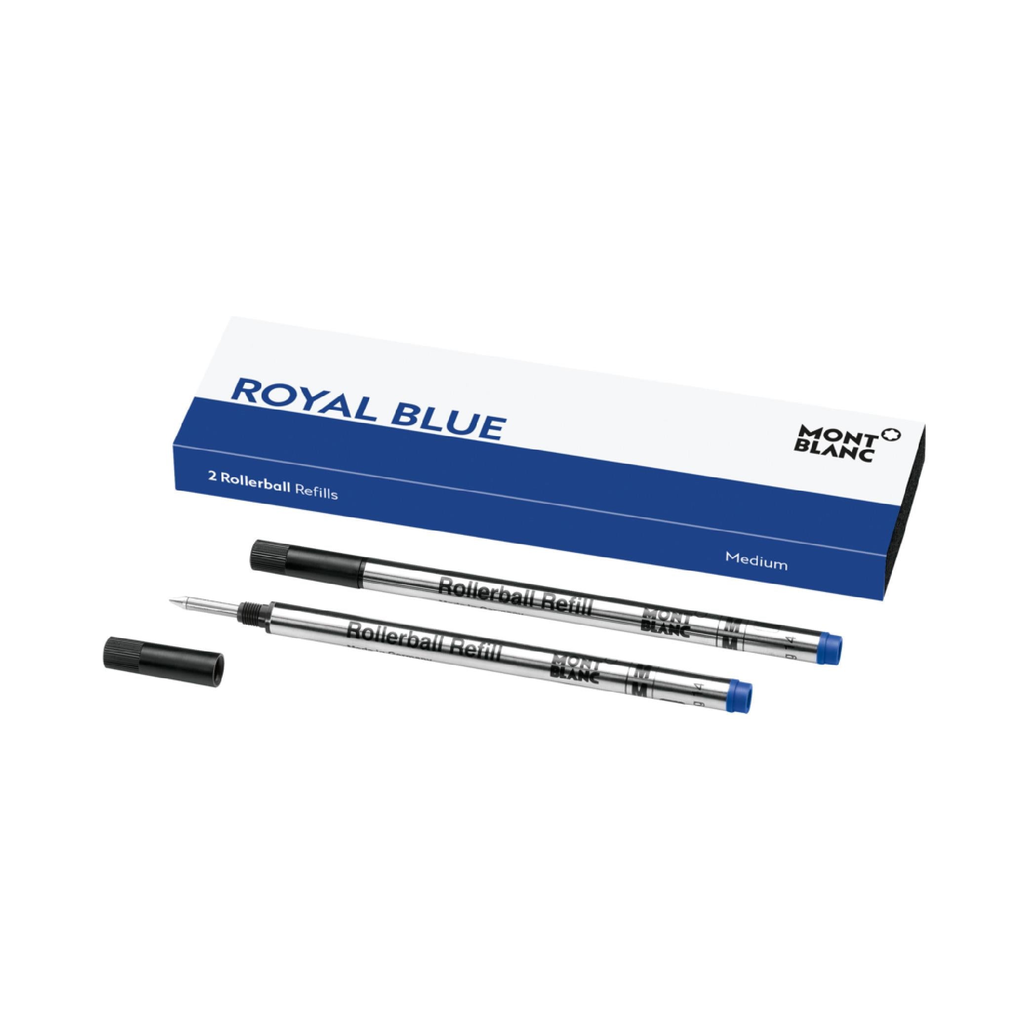 2 Rollerball Refills Royale Blue (F, M)