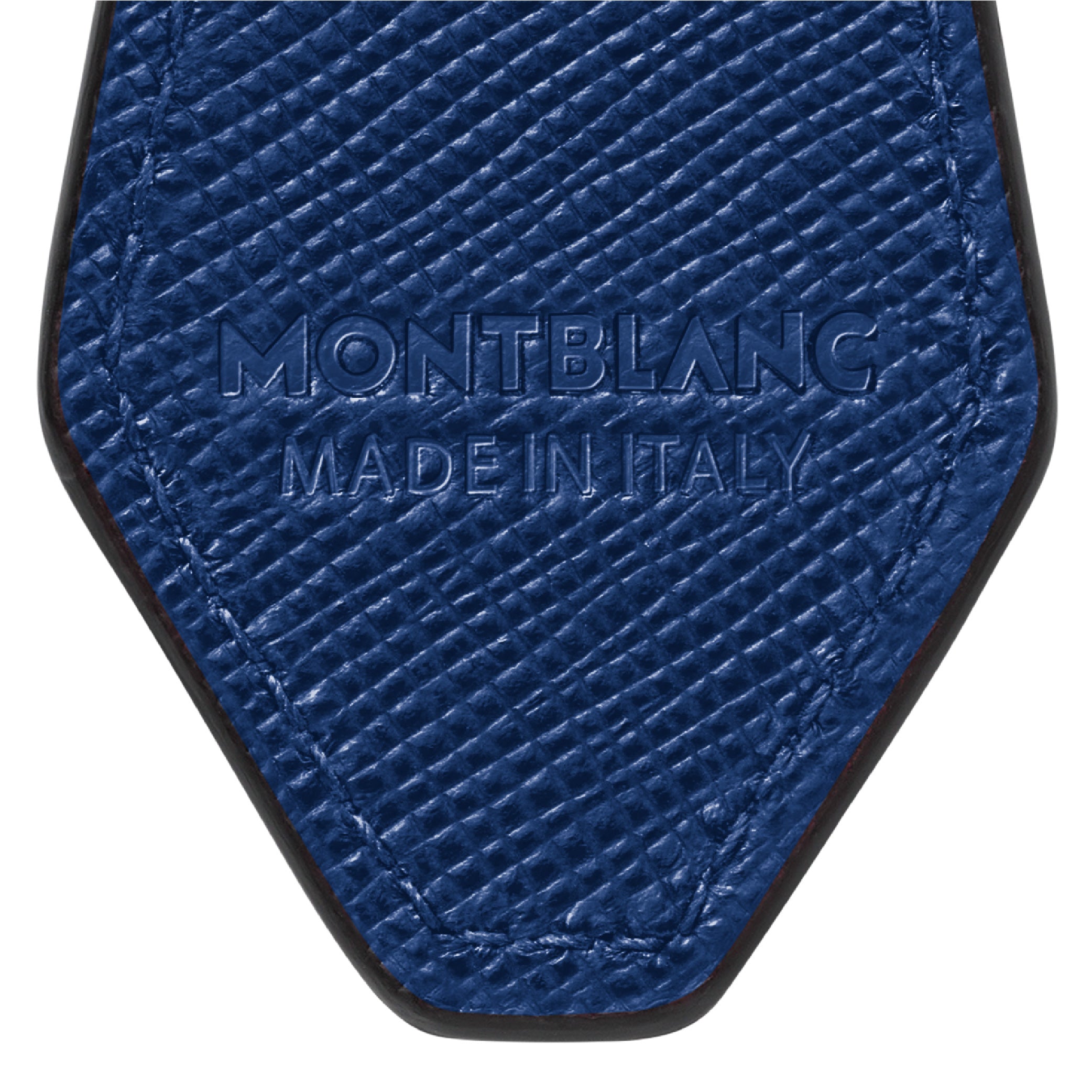 Sartorial Diamond Shaped Key Fob Blue