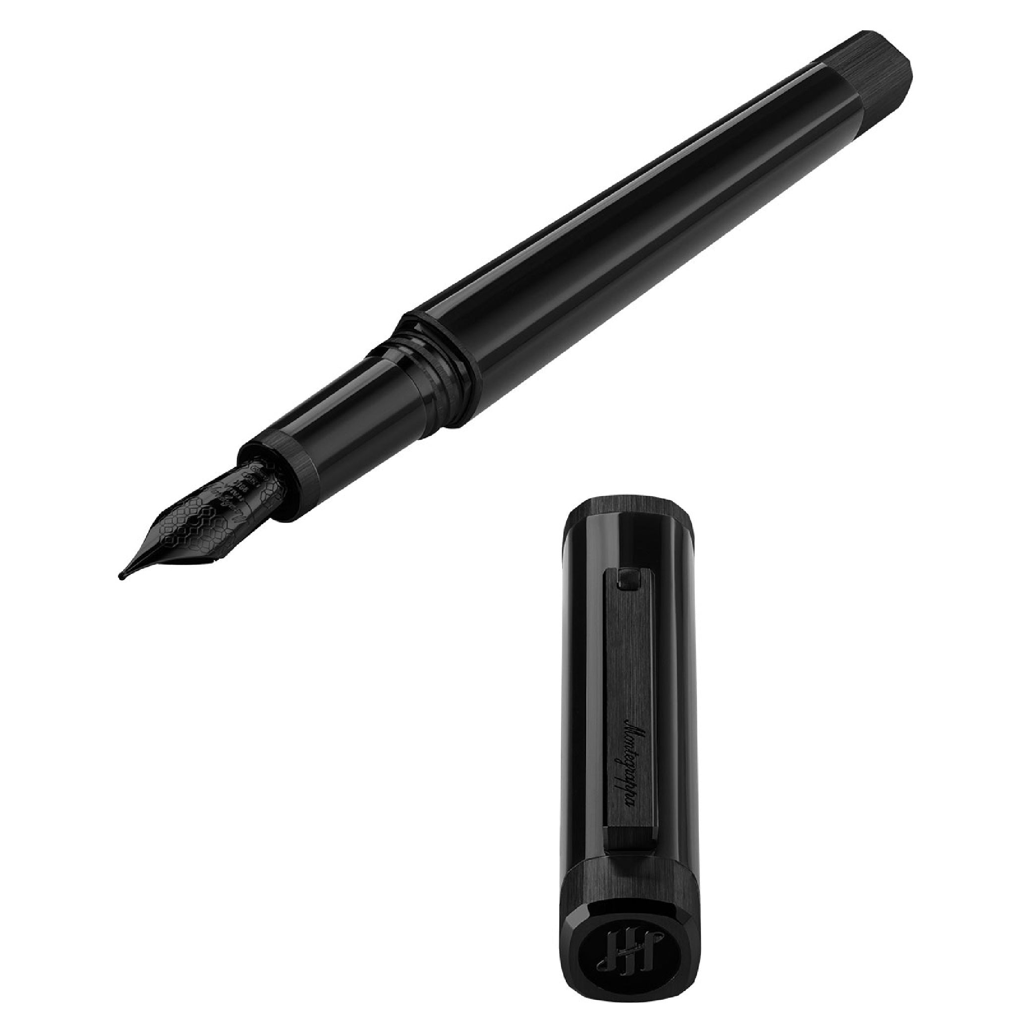 MONTEGRAPPA Quattro Ultra Black Füllfederhalter