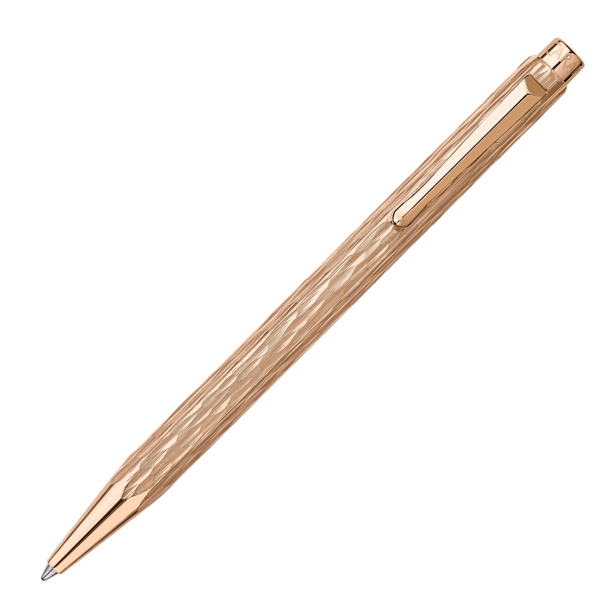 Ecridor Venetian Special Edition Set Rose Gold Ballpoint Pen and Leather Case