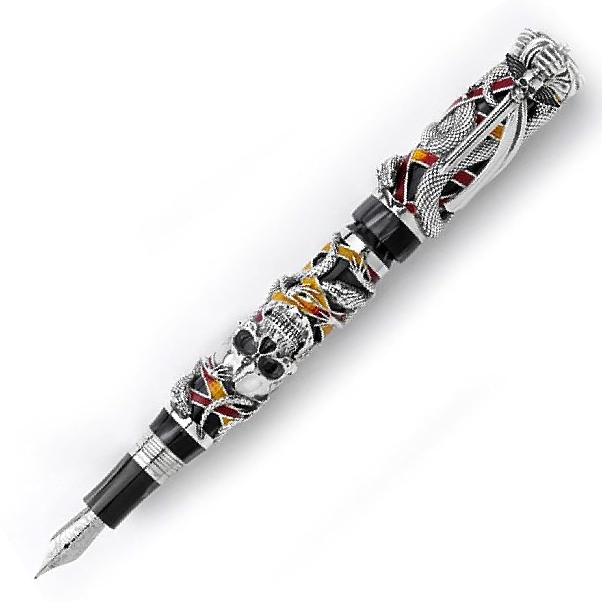 Montegrappa Chaos Silver Limited Edition Fountain Pen