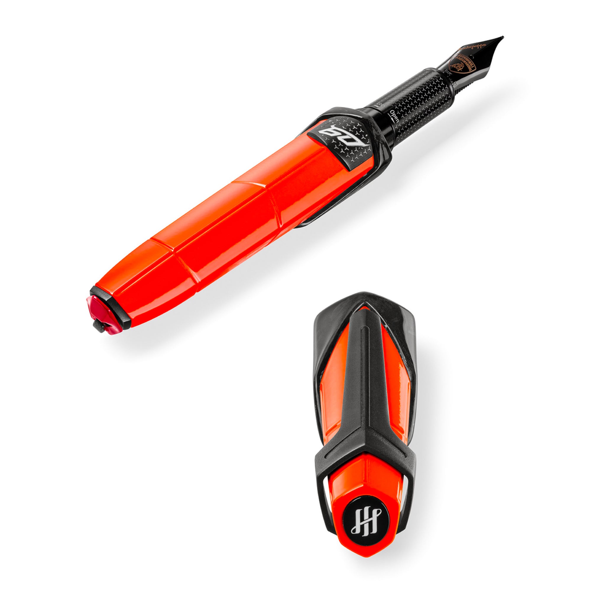 Penna stilografica Montegrappa Automobili Lamborghini 60° Arancio Apodis in edizione limitata 