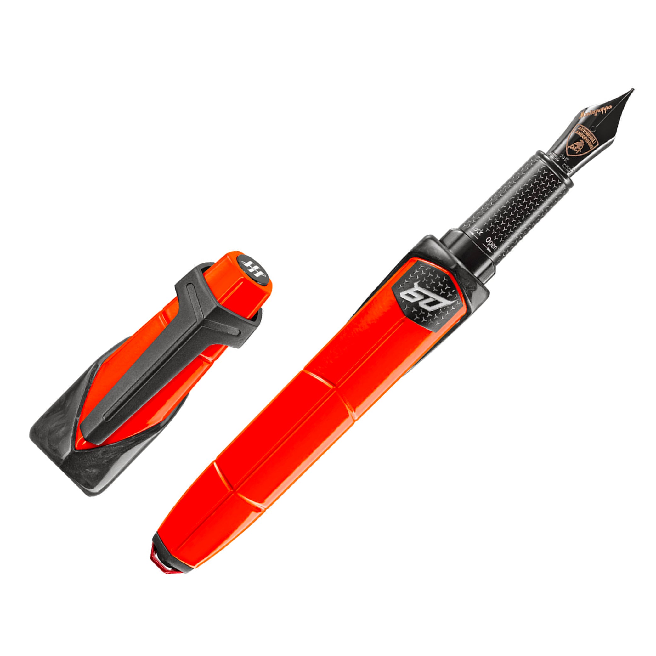 Montegrappa Automobili Lamborghini 60° Arancio Apodis Limited Edition Fountain Pen