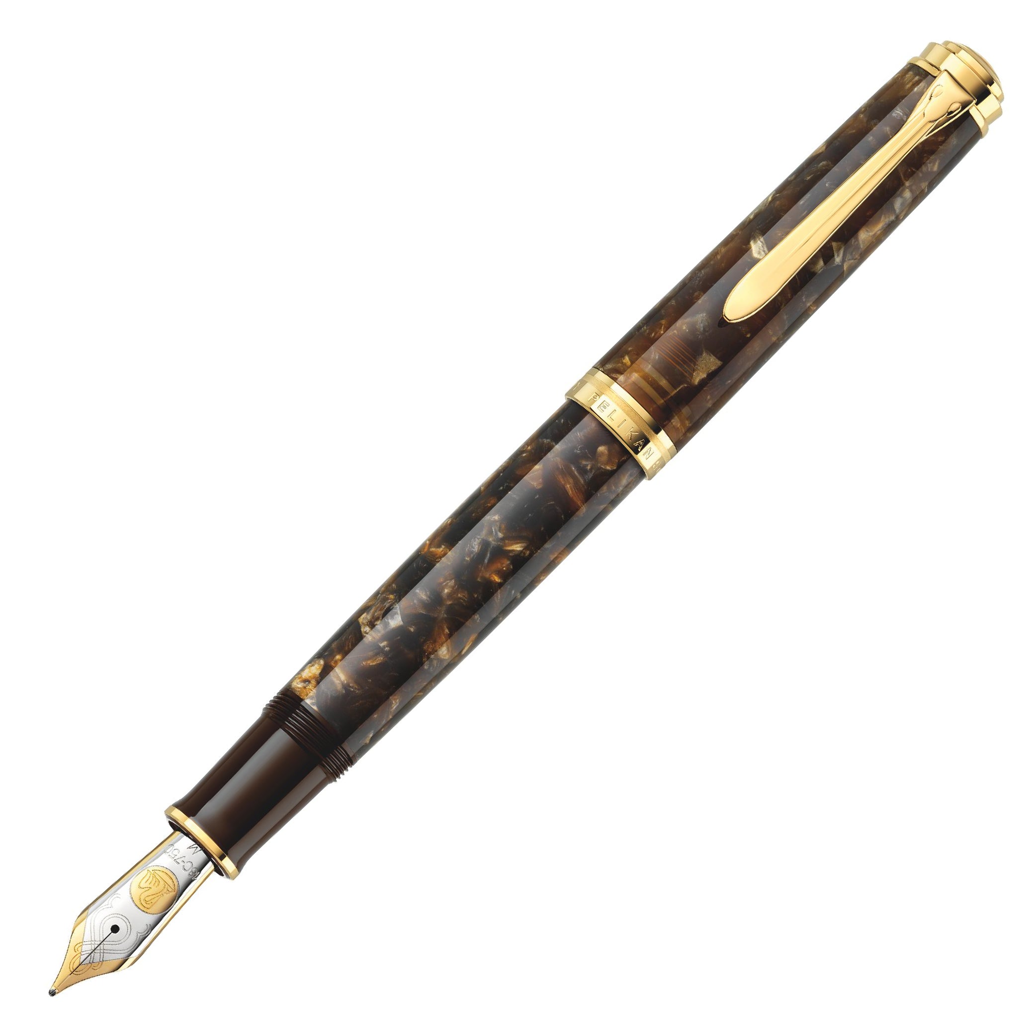 PELIKAN Souverän M1000 Renaissance Marrone Edizione Speciale Penna Stilografica