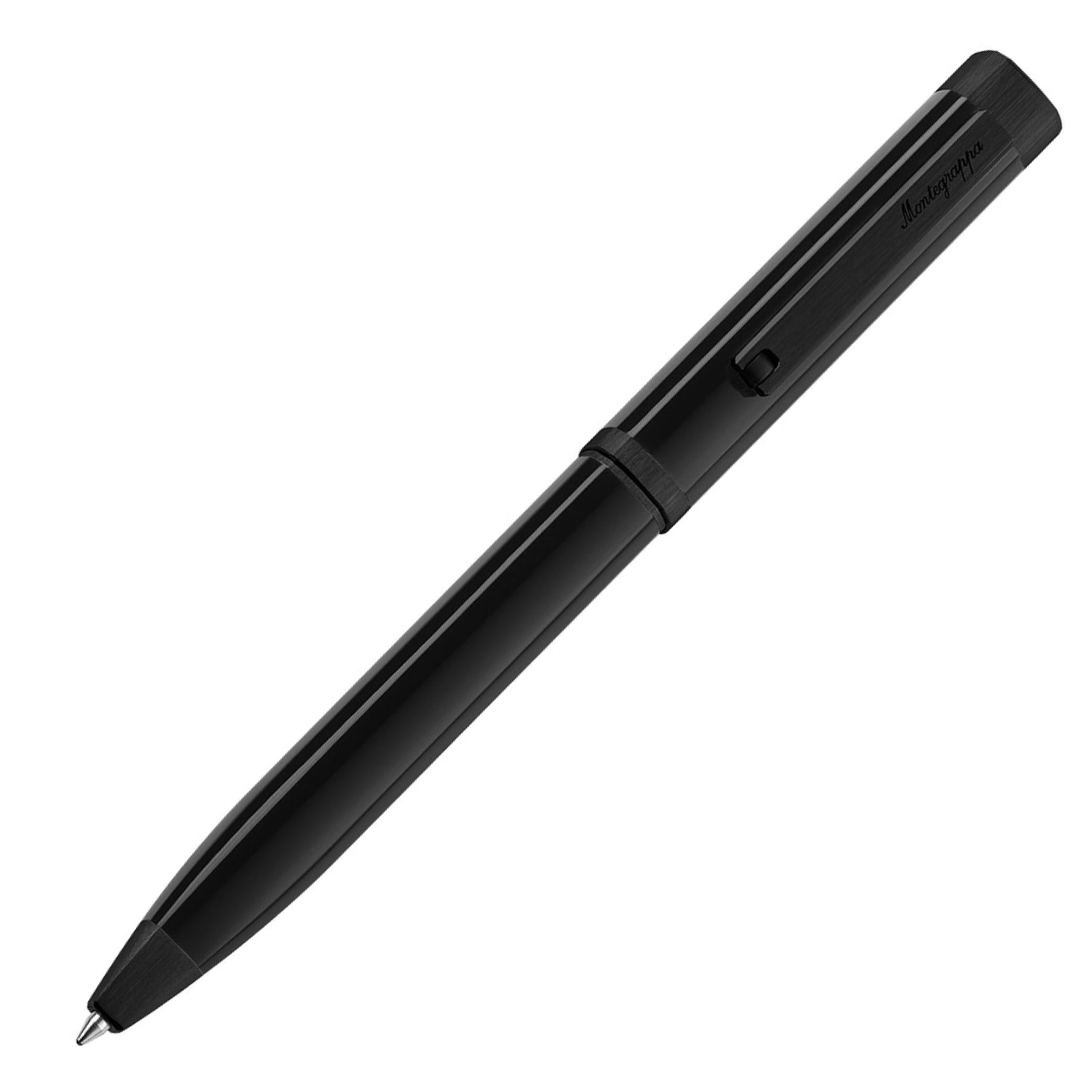 MONTEGRAPPA Quattro Ultra Black Kugelschreiber 