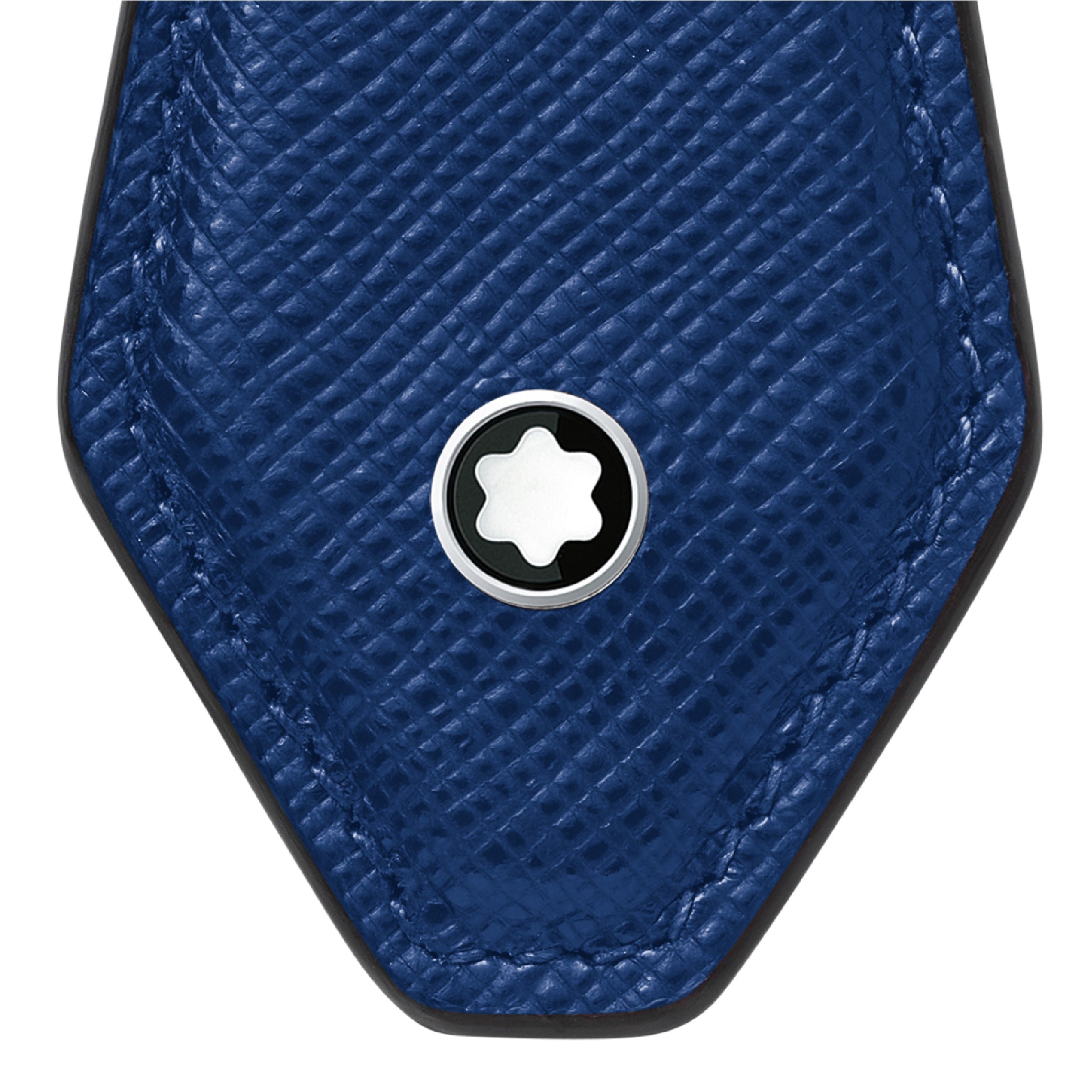 Sartorial Diamond Shaped Key Fob Blue