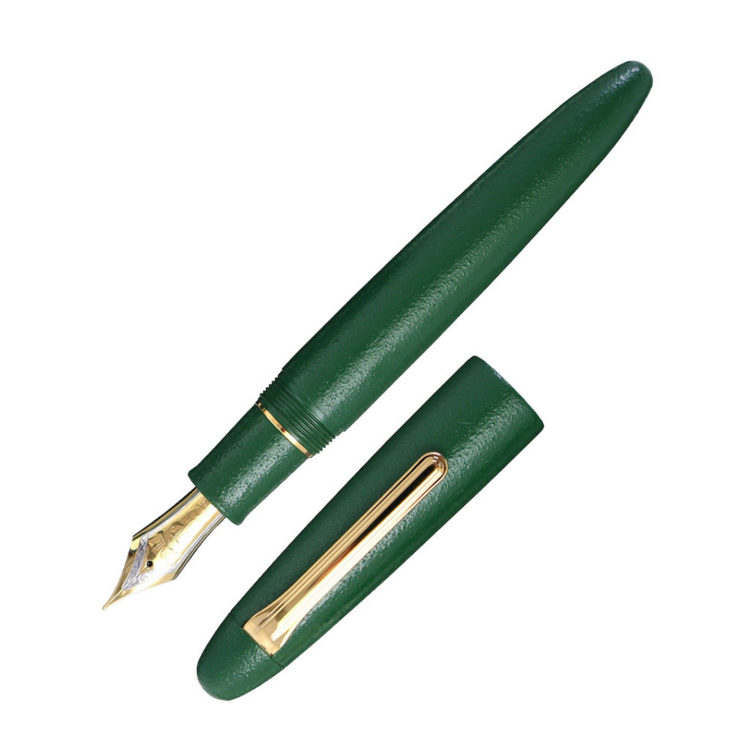 Penna stilografica verde Sailor King of Pens IROMIYABI