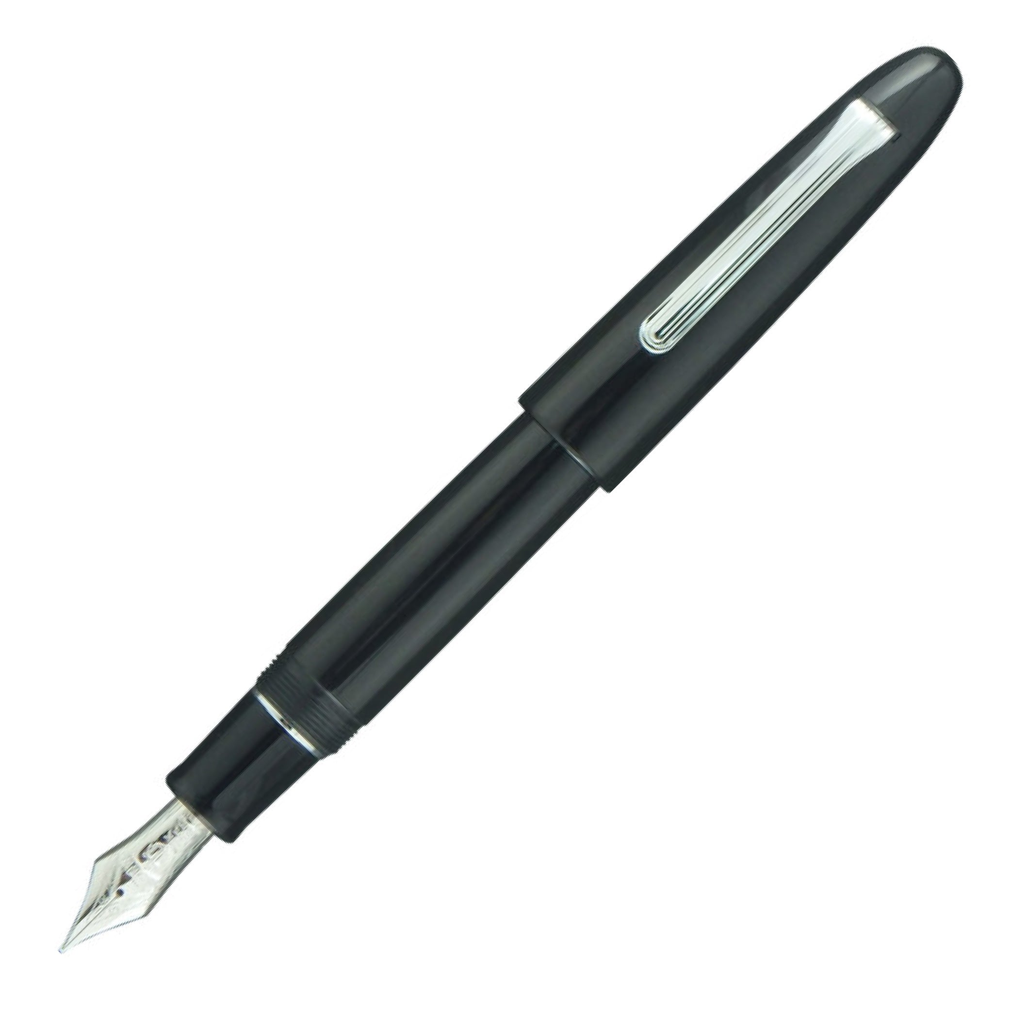 Penna stilografica SAILOR King of Pen Ebonite nera e argento