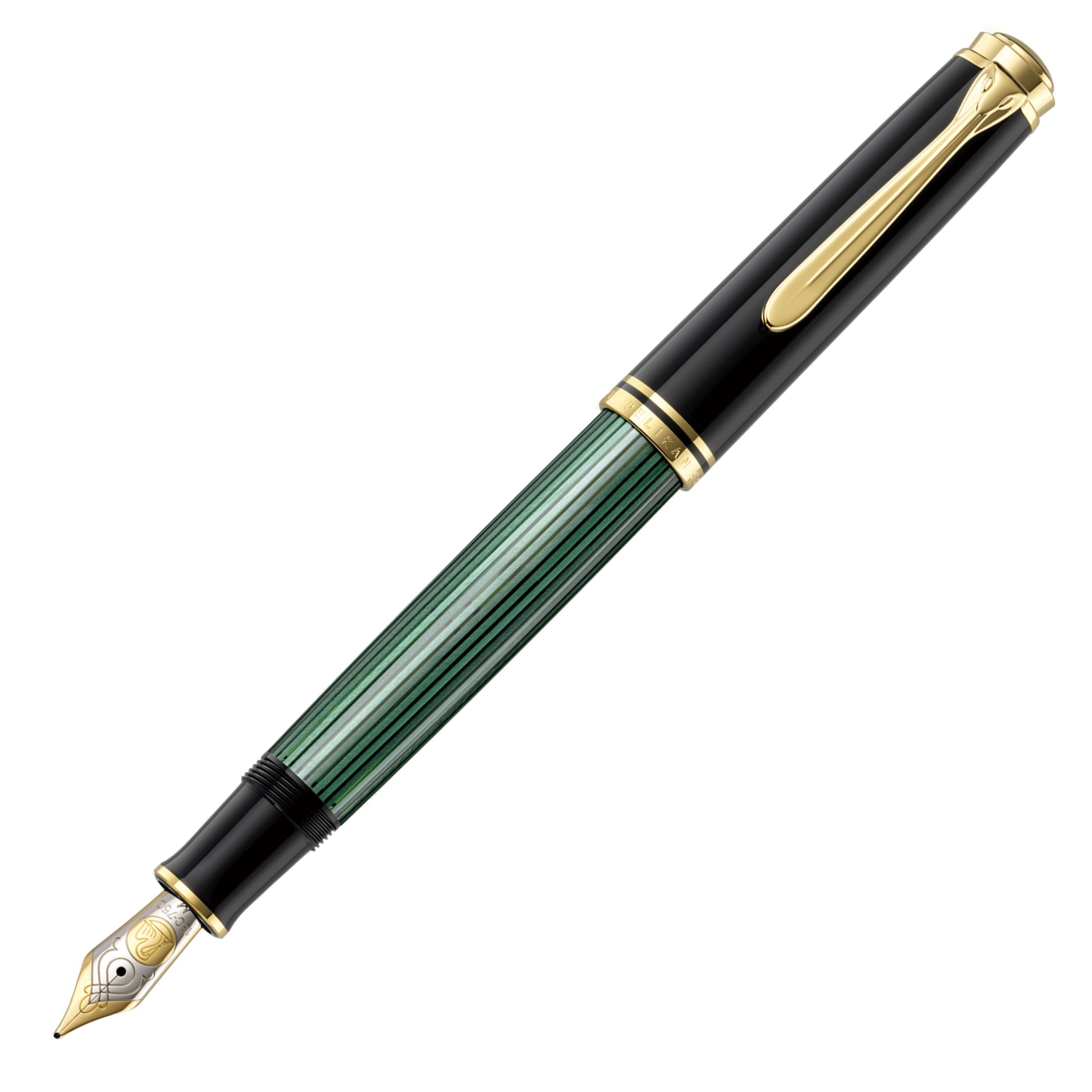 PELIKAN Souverän M800 Penna stilografica nera e verde