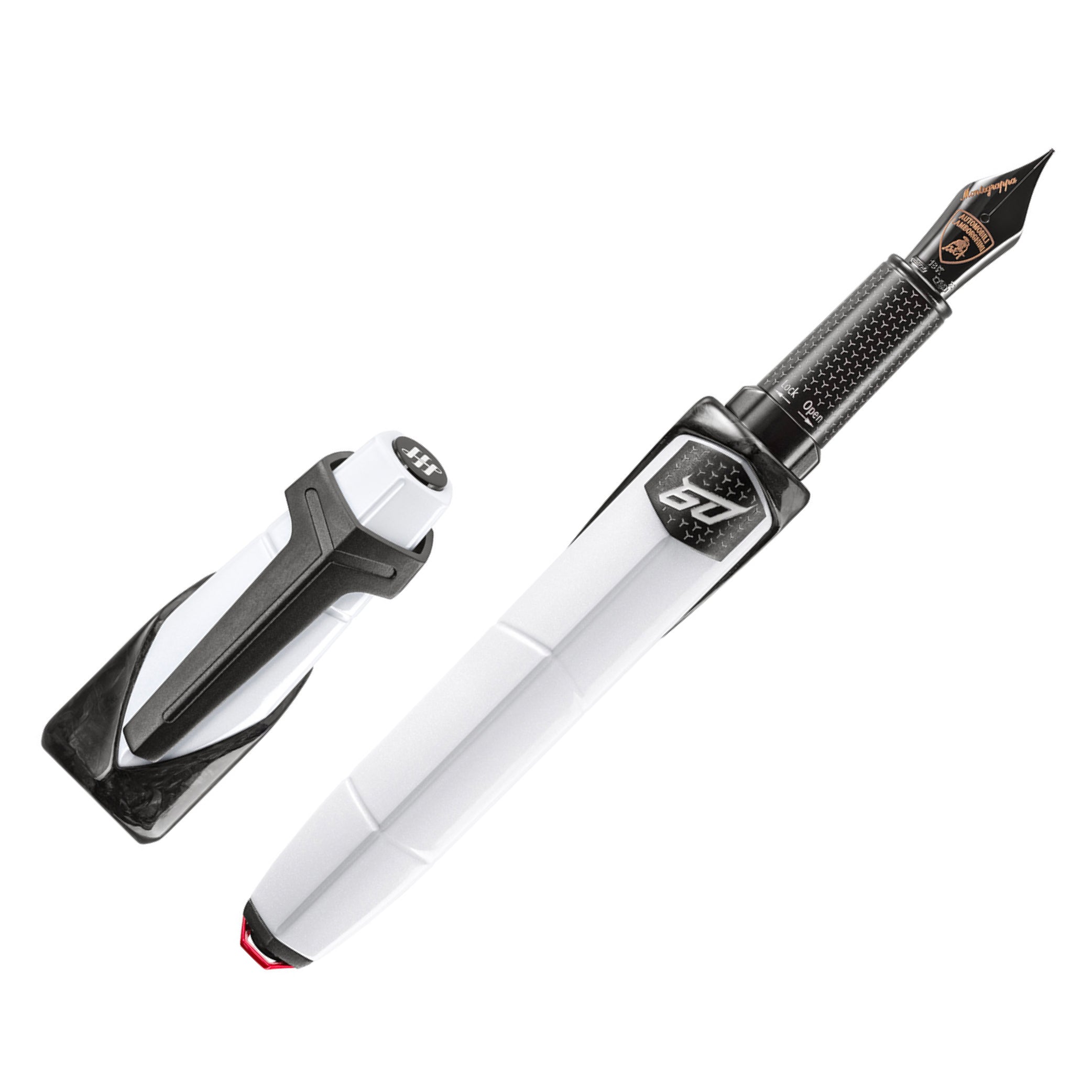 Montegrappa Automobili Lamborghini 60° Bianco Siderale Limited Edition Fountain Pen