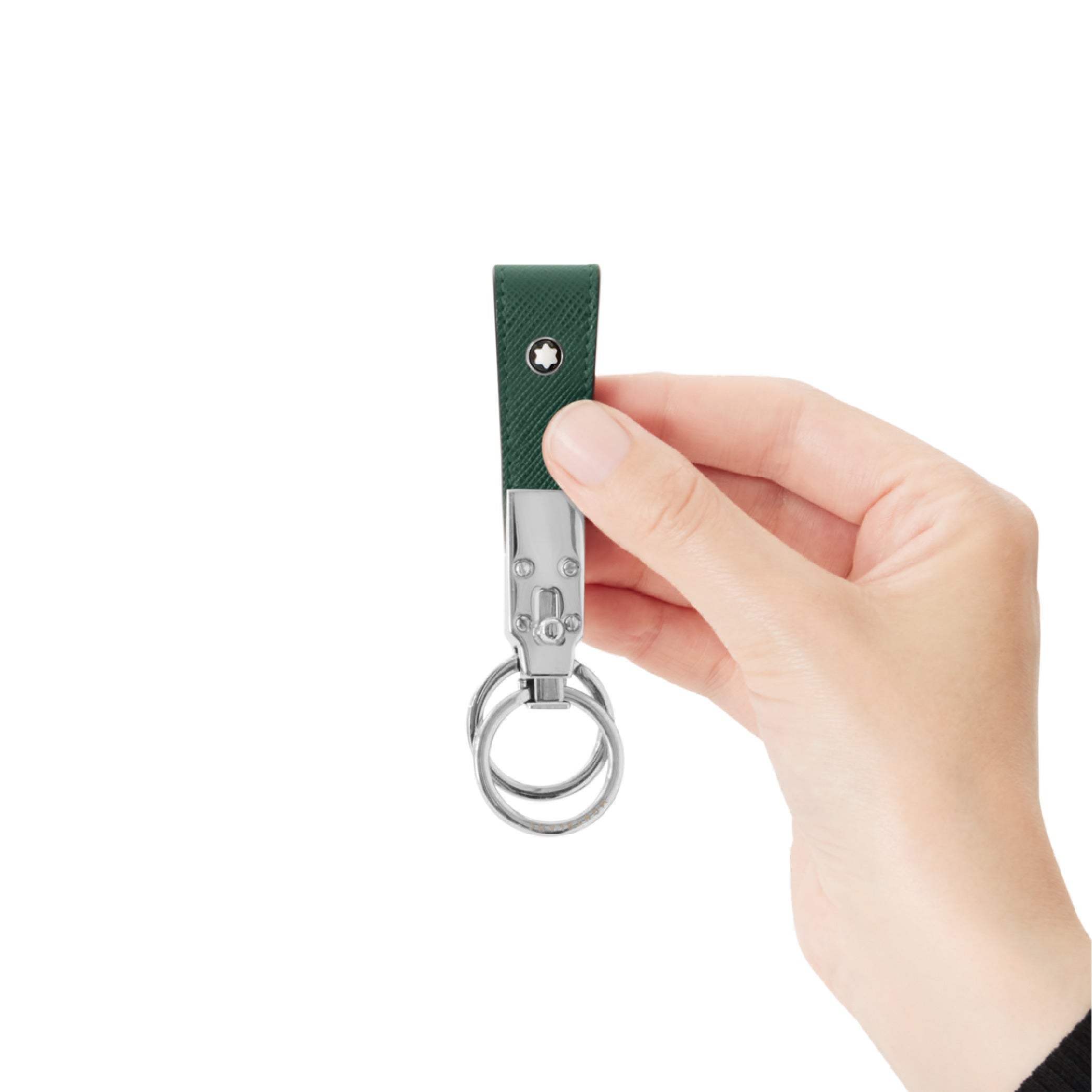 Sartorial Loop Key Fob Emerald Green