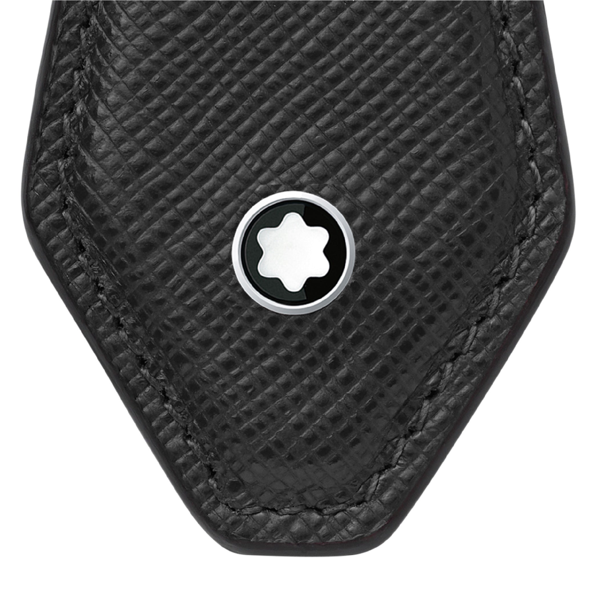 Sartorial Diamond Shaped Key Fob Black