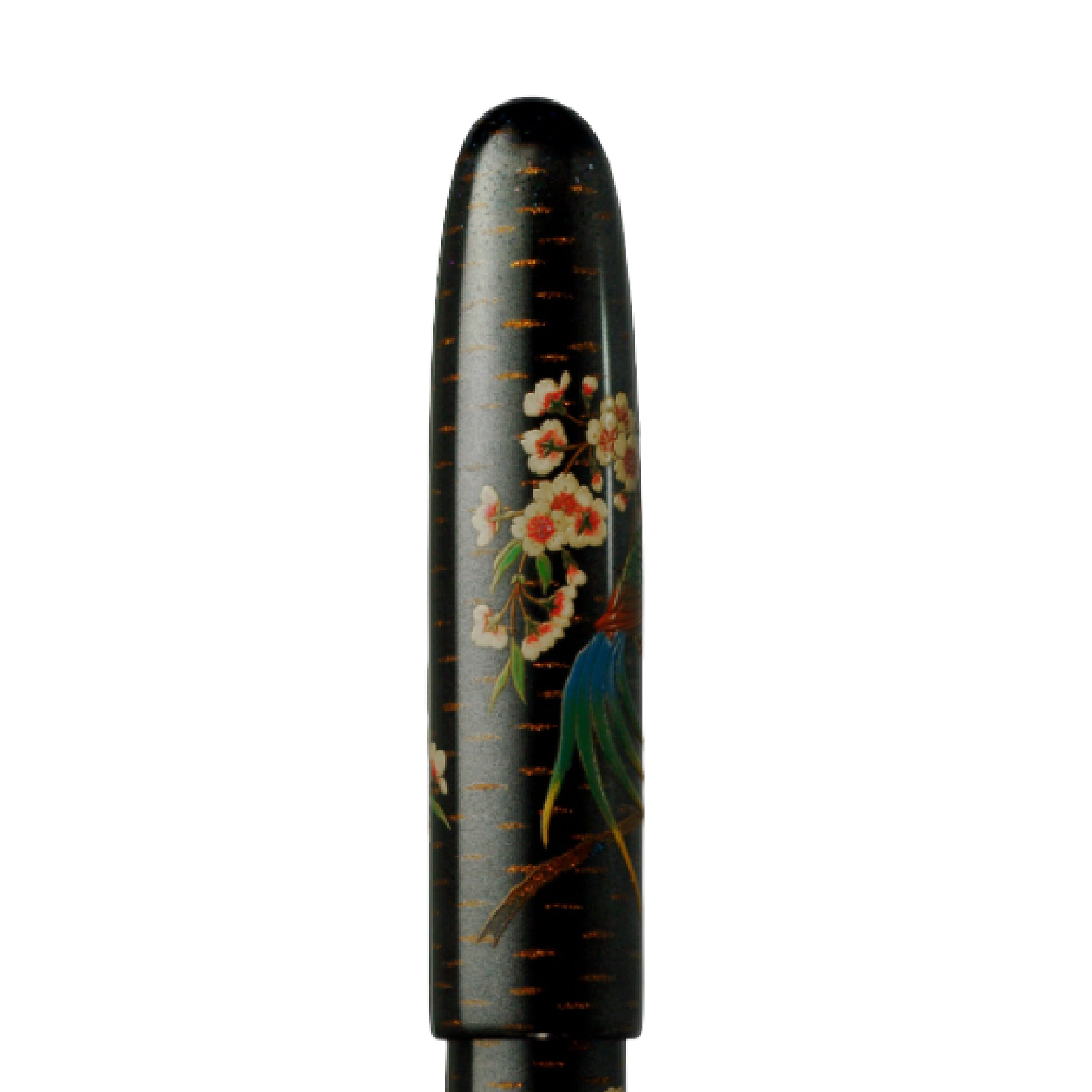 Emperor Rakucho Birds and Weeping Cherry Blossom Fountain Pen