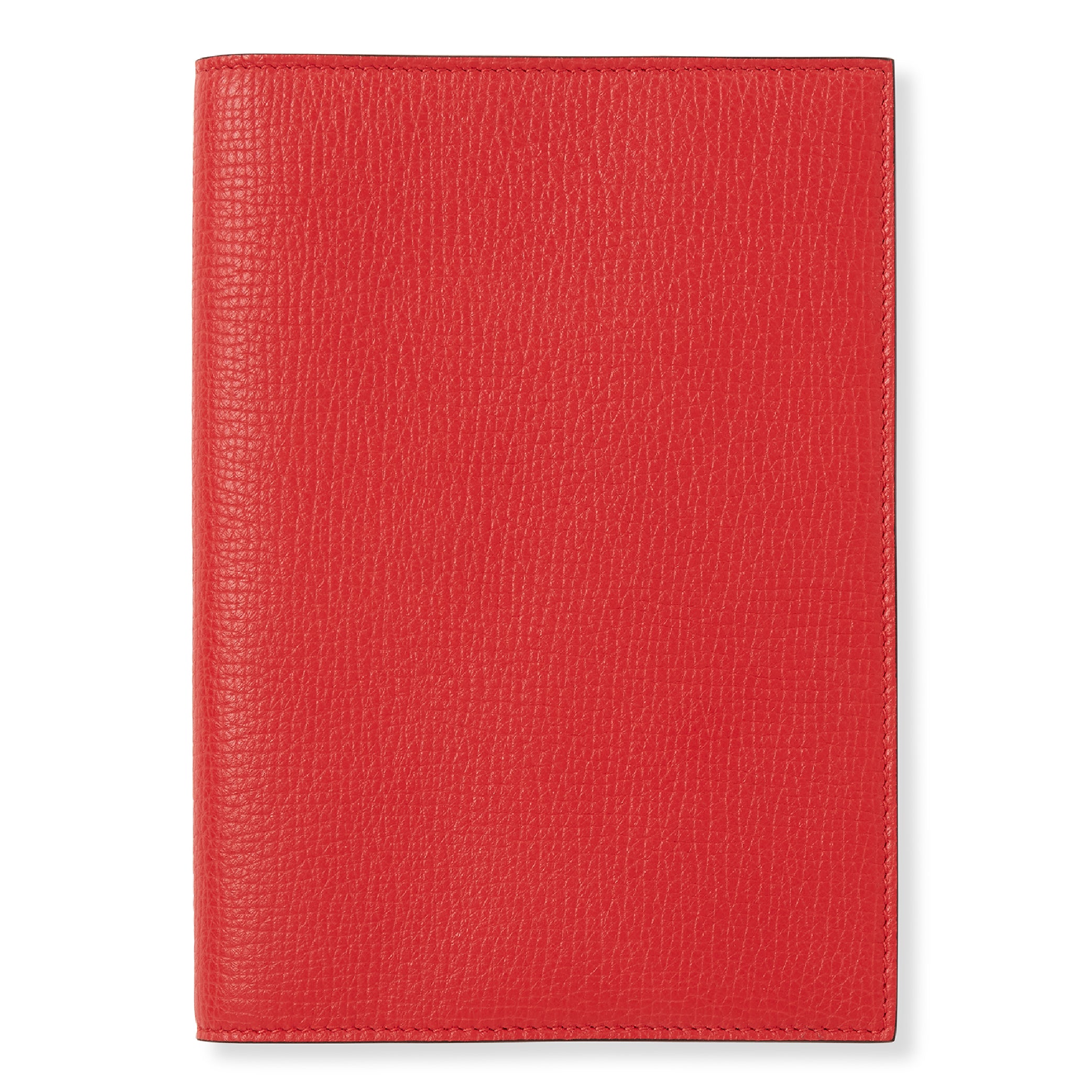 SMYTHSON Poppy Red Evergreen Refillable Notebook in Ludlow