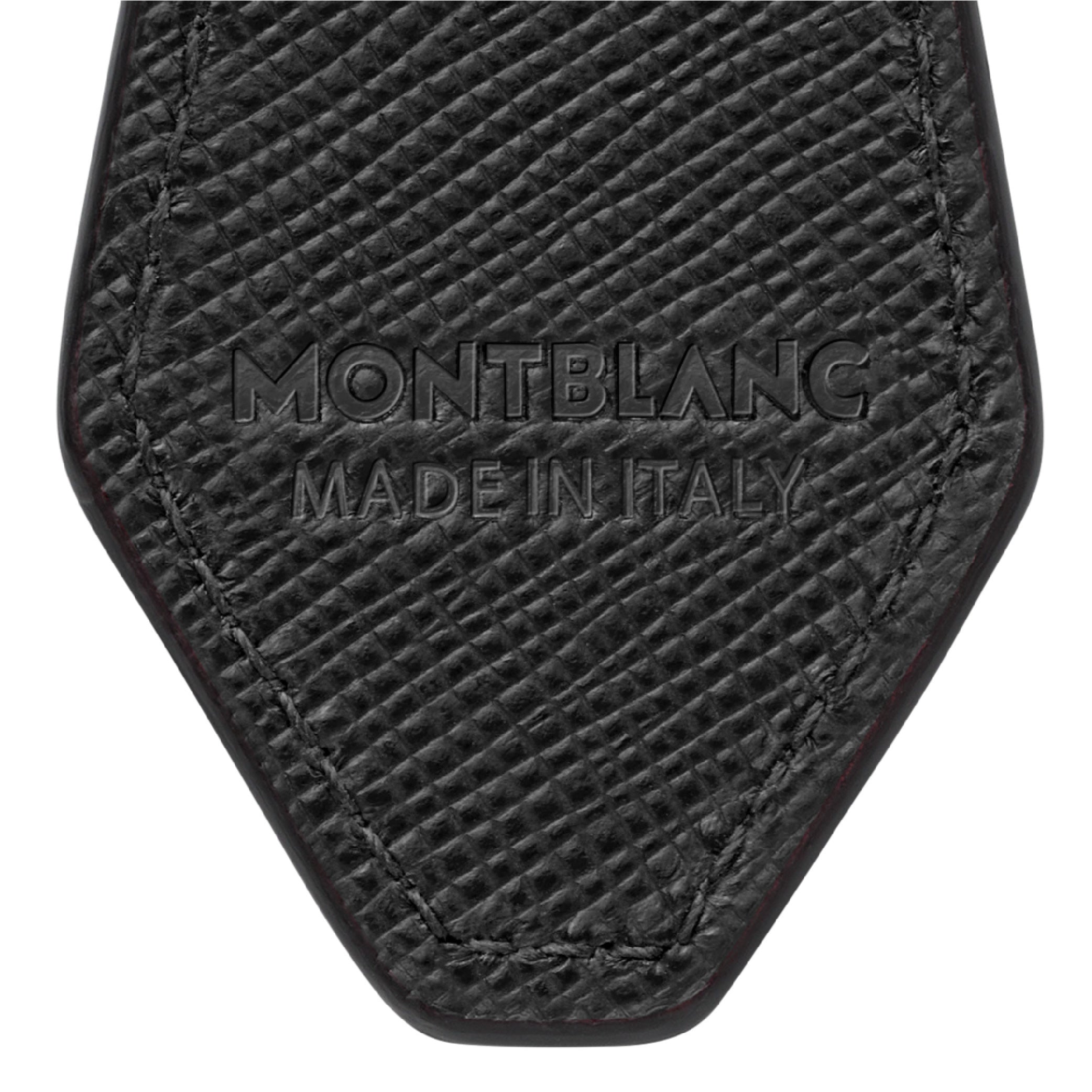 Sartorial Diamond Shaped Key Fob Black