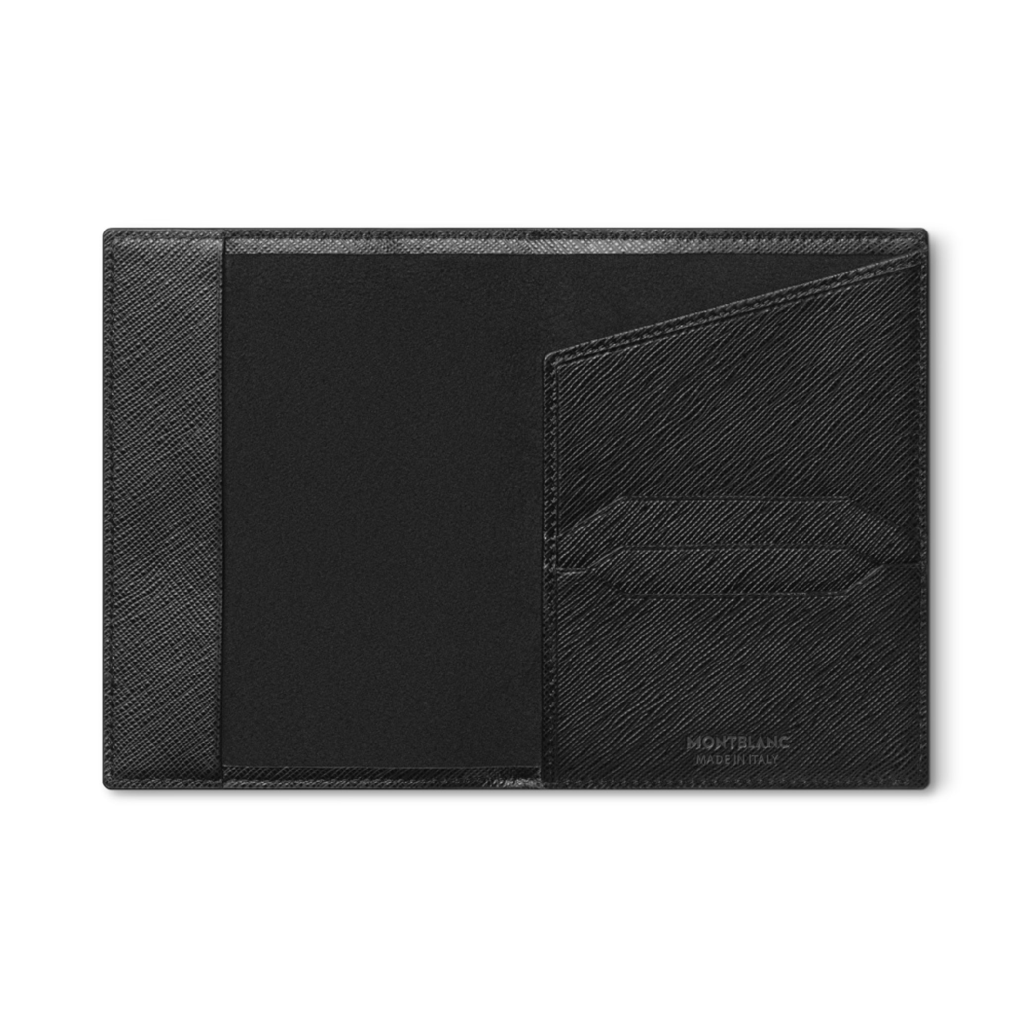 Sartorial Black Passport Holder