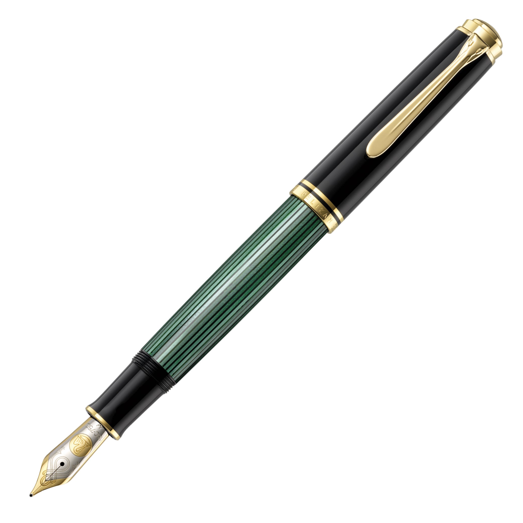 PELIKAN Souverän M1000 Penna stilografica nera e verde 