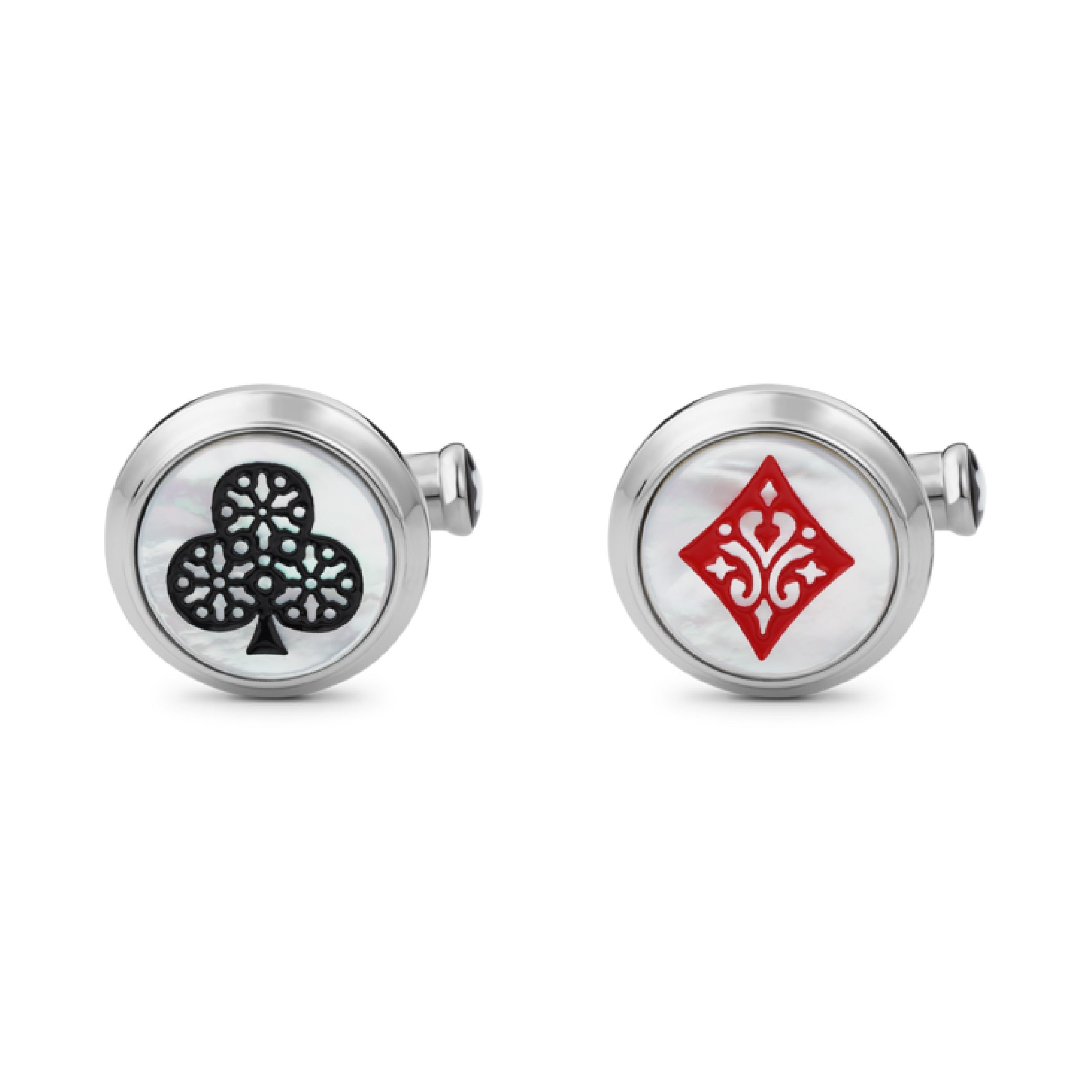 Meisterstück Tribute to the Book Around the World in 80 Days Ace of Club & Ace of Diamond Cufflinks