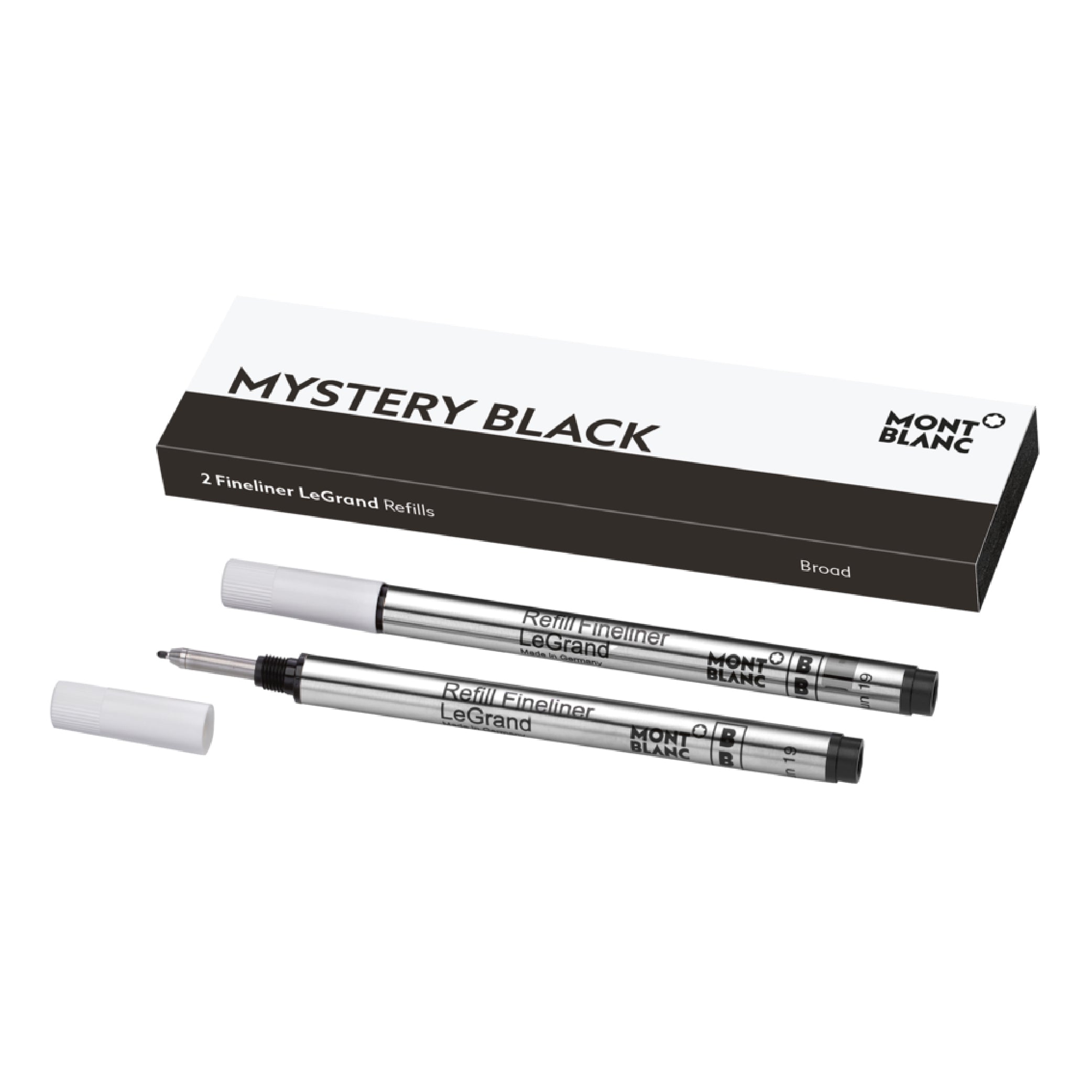 2 Fineliner LeGrand Refills Mystery Black (B)