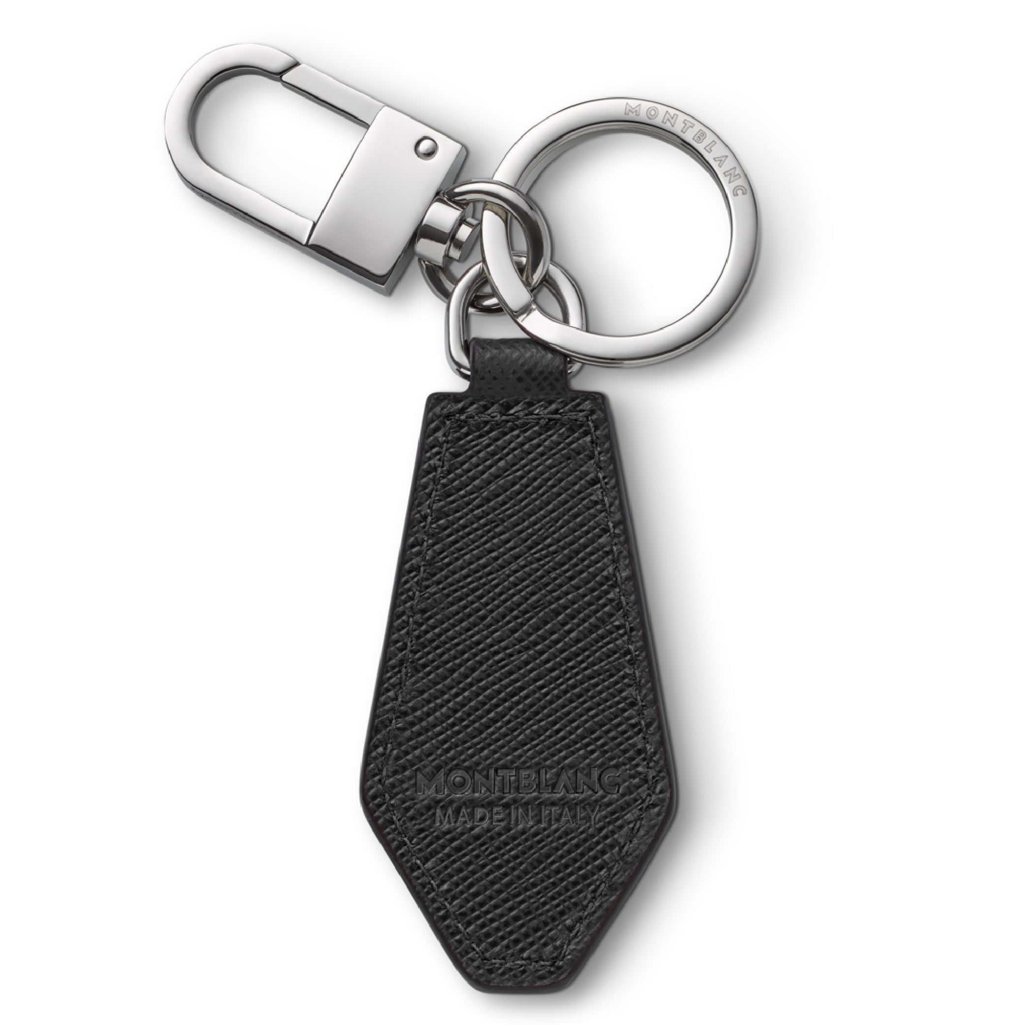 Sartorial Diamond Shaped Key Fob Black