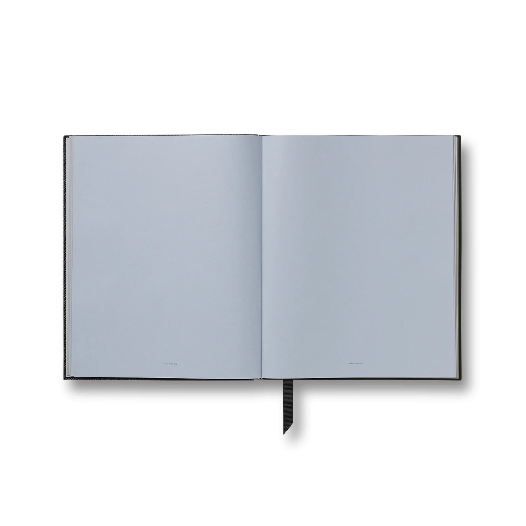 SMYTHSON Black Plain Paged Portobello Notebook in Panama