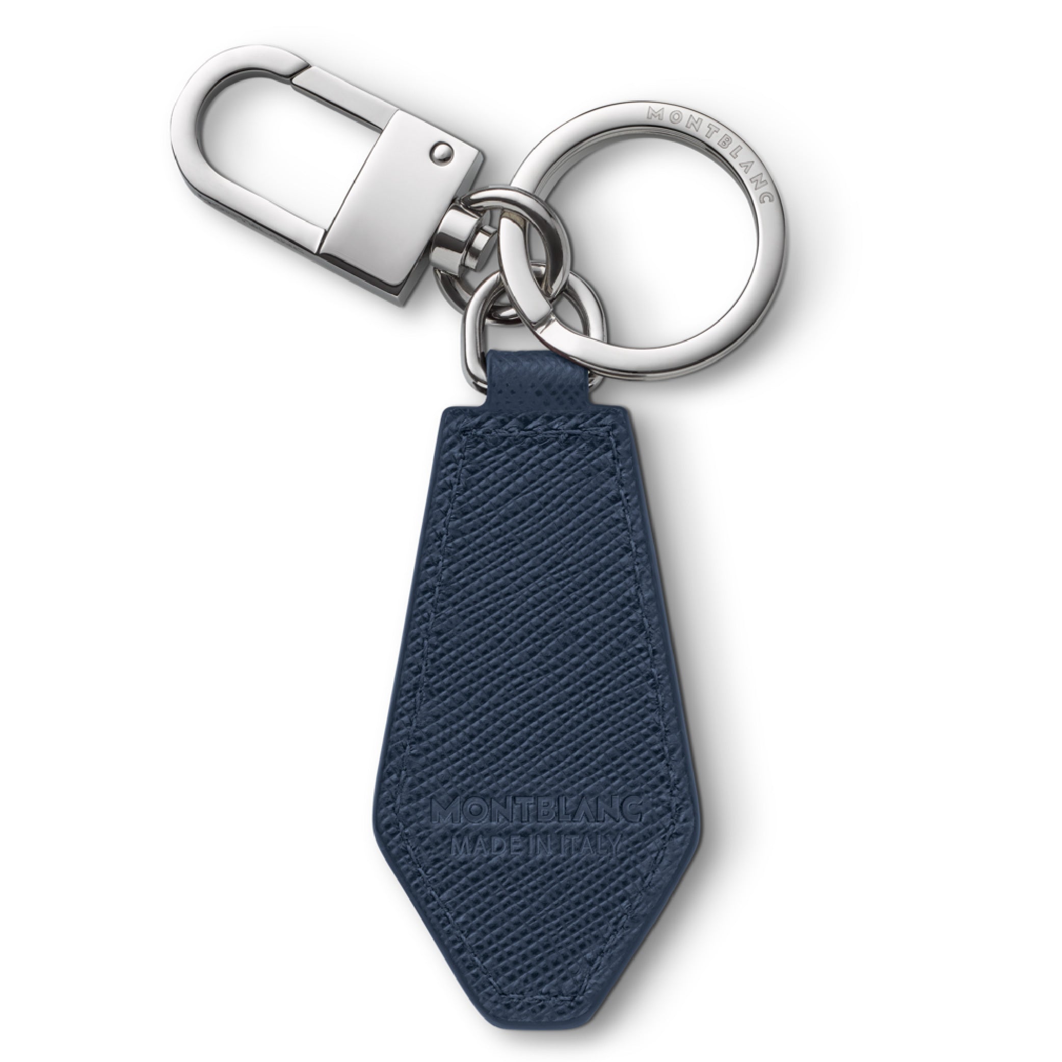 Sartorial Diamond Shaped Key Fob Ink Blue