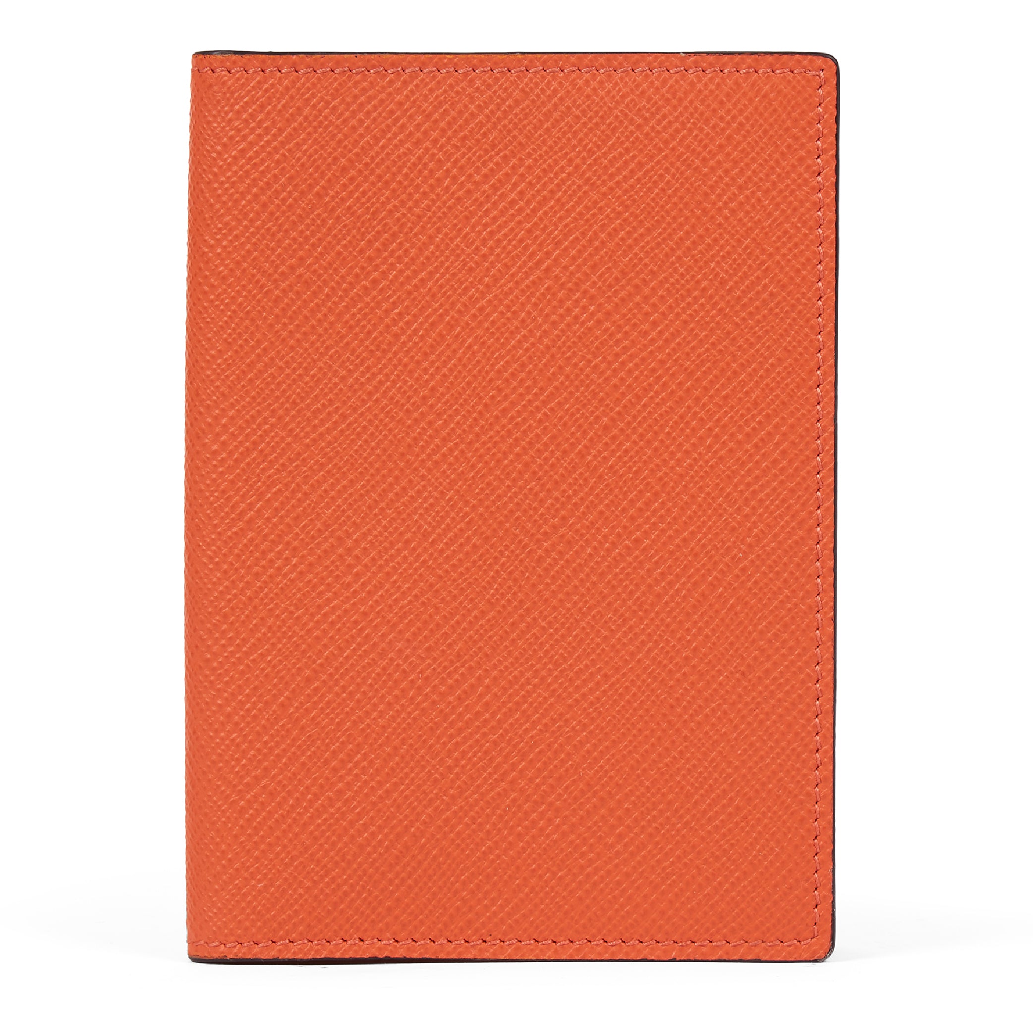 Passport Cover in Orange Panama