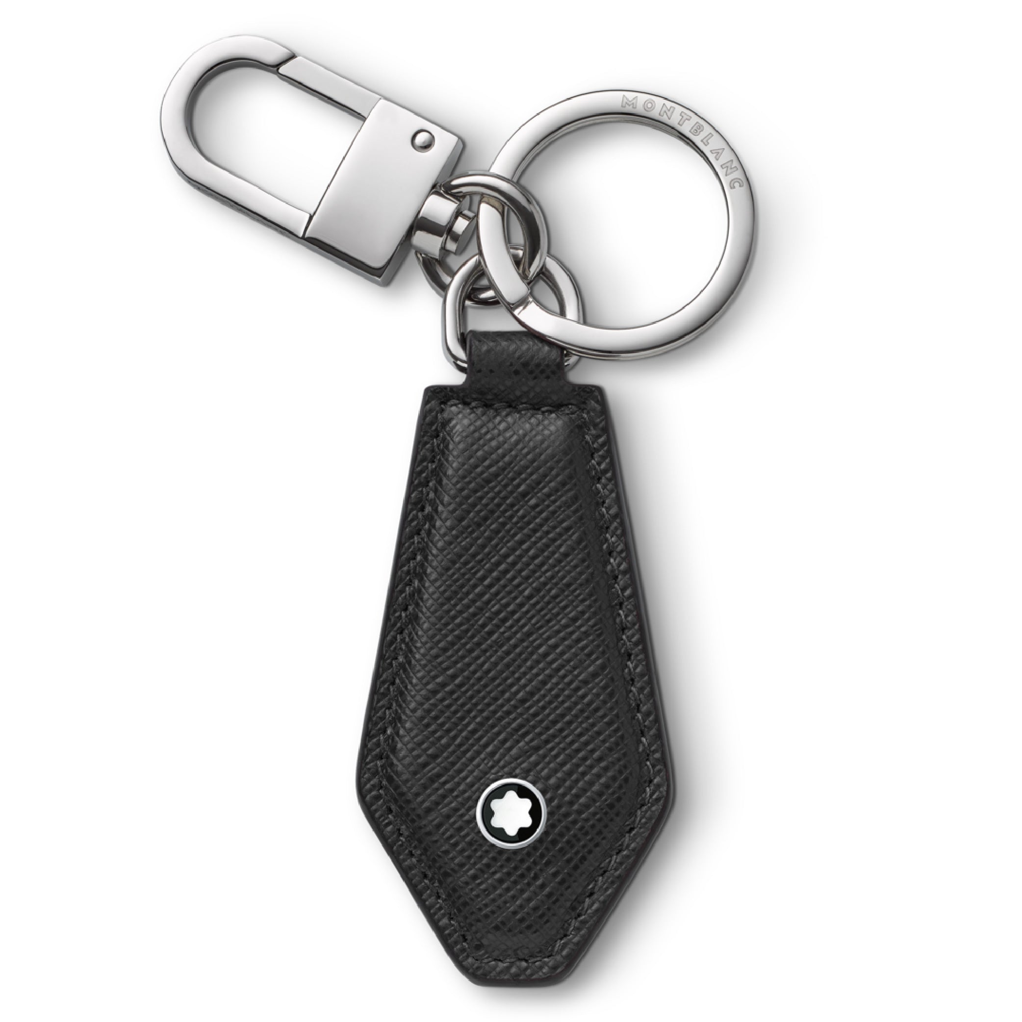 Sartorial Diamond Shaped Key Fob Black