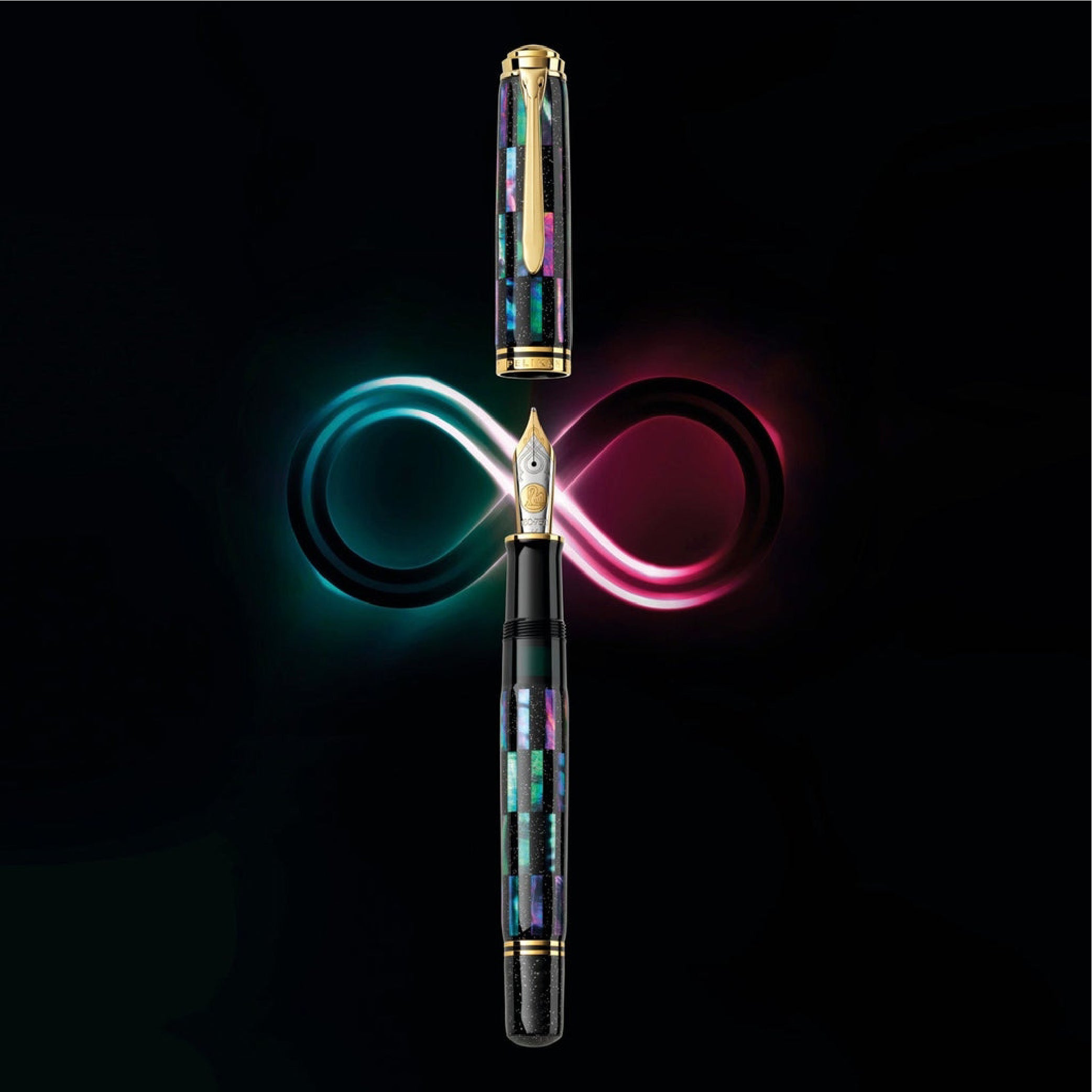 Souverän M1000 Raden Black Infinity Limited Edition Fountain Pen