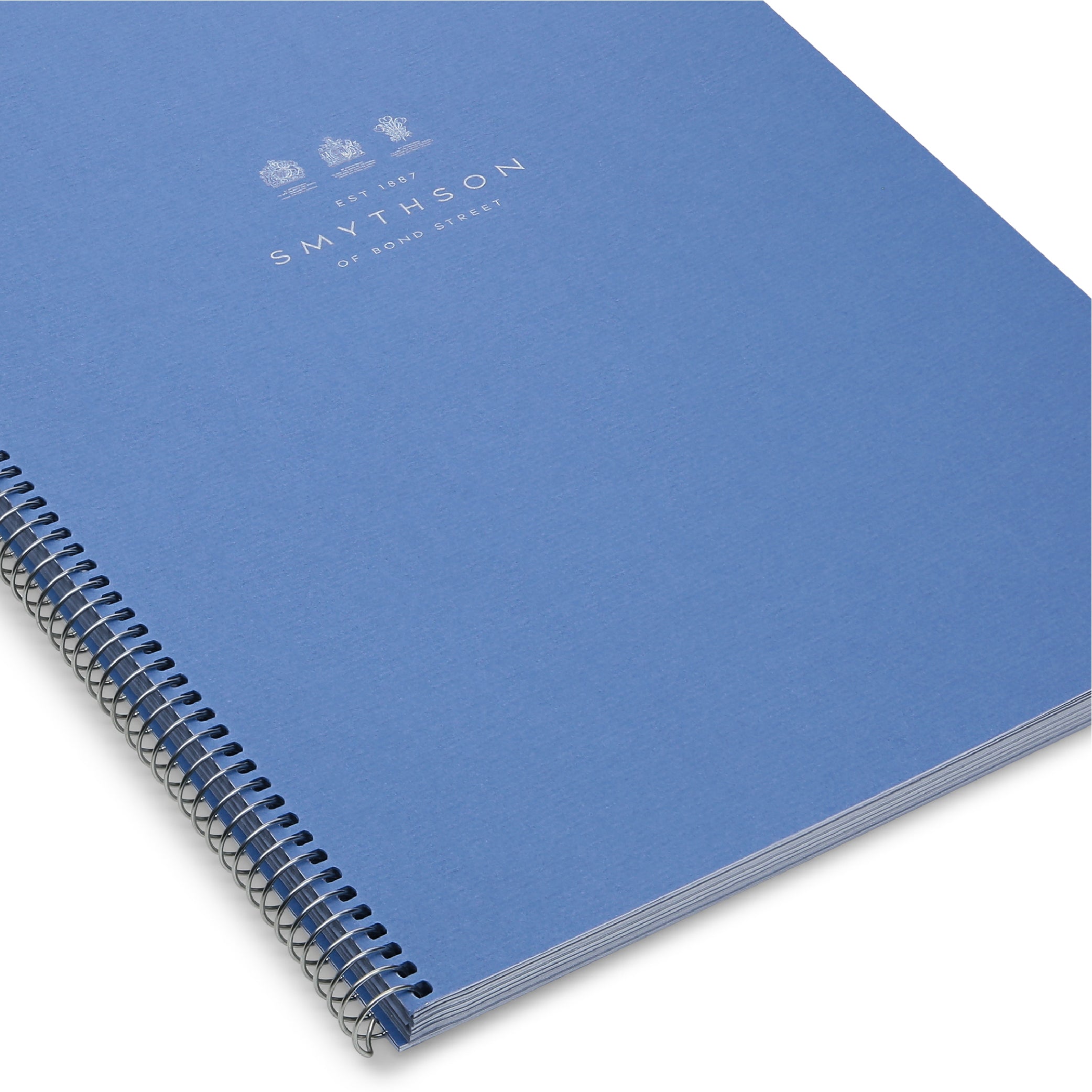 SMYTHSON A5 Silver Spiral Bound Refill Pad