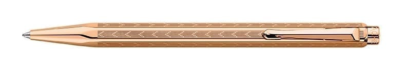 Ecridor Chevron Rose Gold-Plated Ballpoint