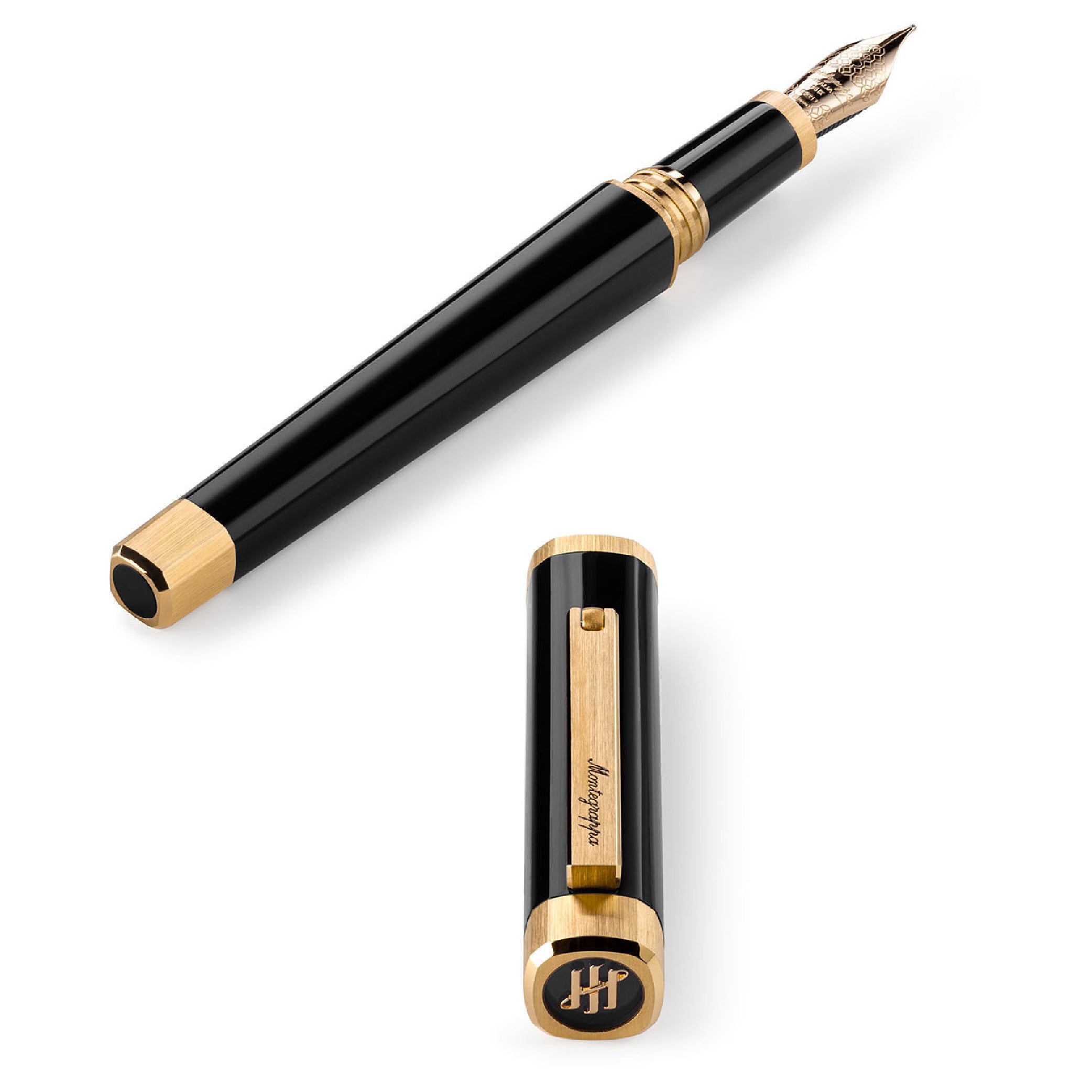 MONTEGRAPPA Quattro Füllfederhalter aus Gelbgold