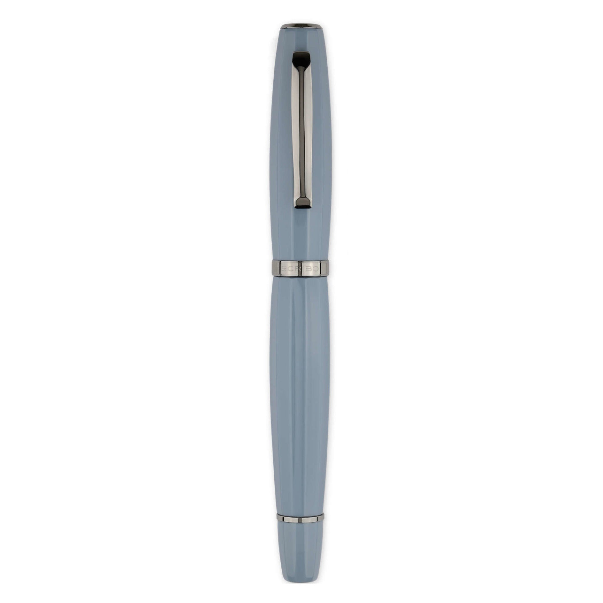 SCRIBO Feel Grey Blue Fountain Pen