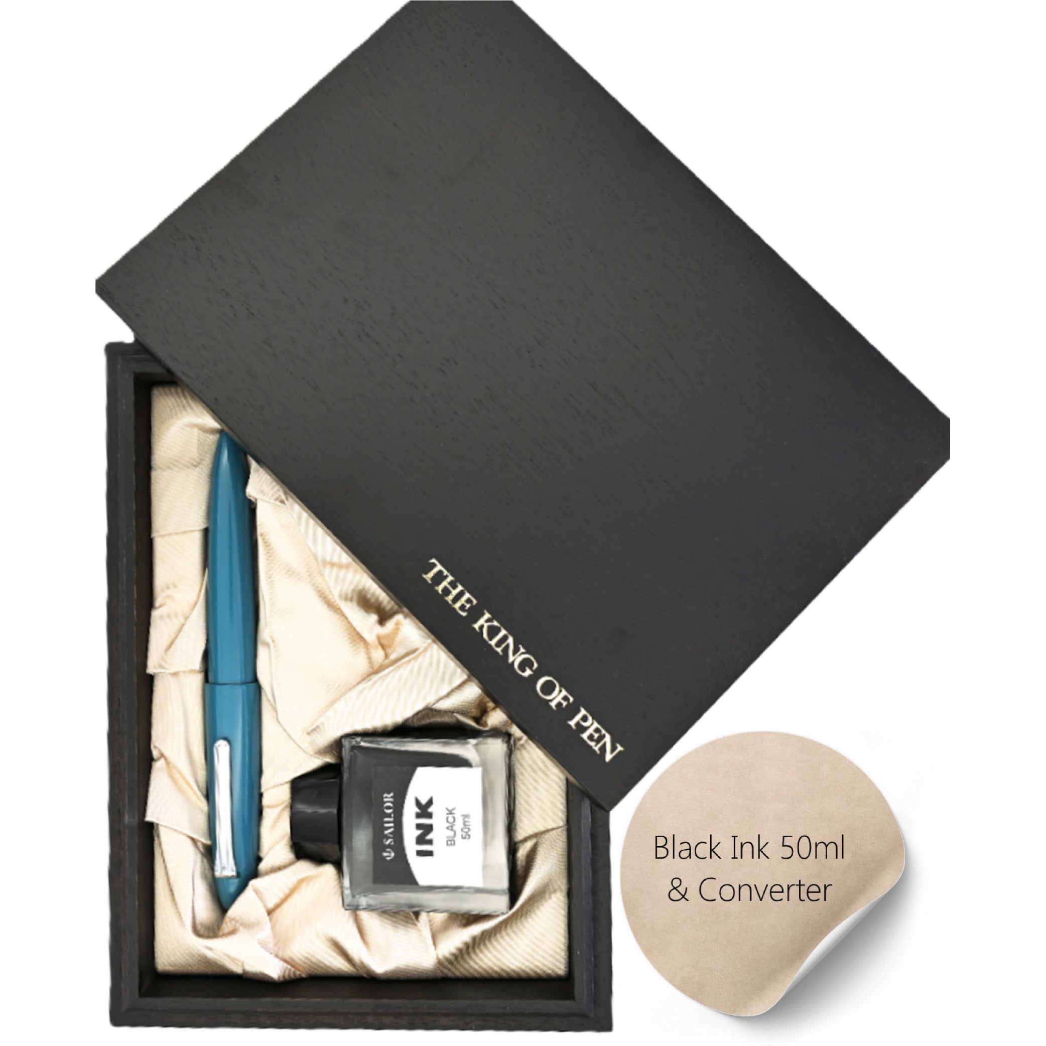 King of Pen Kaga Urushi Wine Red Rhodium Trim Limited Edition Fountain Pen