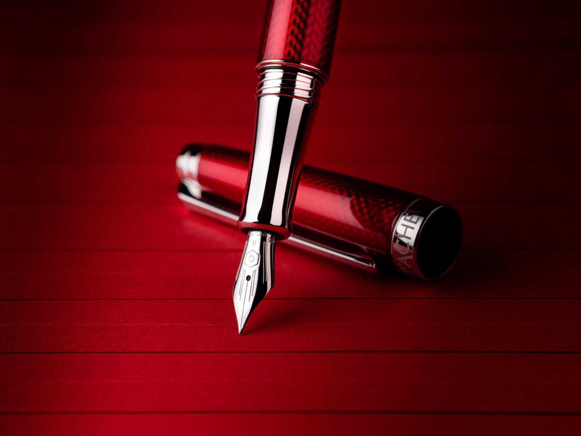 CARAN D'ACHE Leman Rouge Carmin Fountain Pen