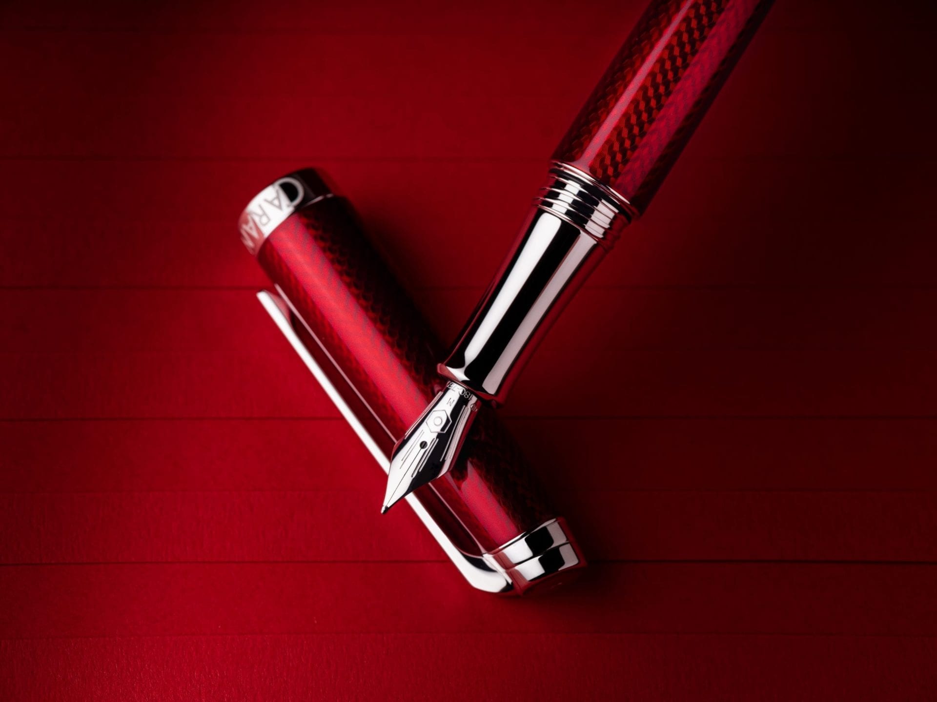 CARAN D'ACHE Leman Rouge Carmin Fountain Pen