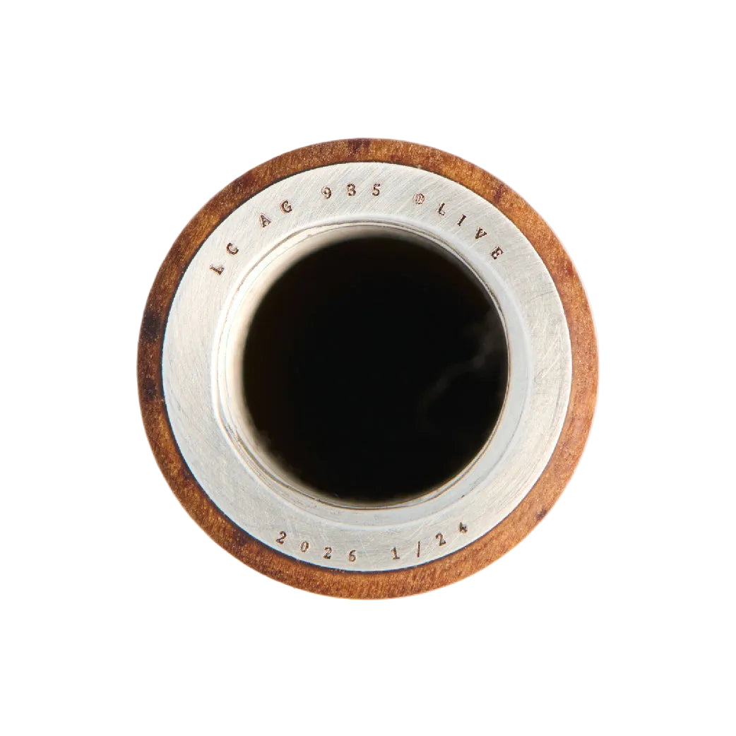 Longcap Olive & Silver Fountain Pen