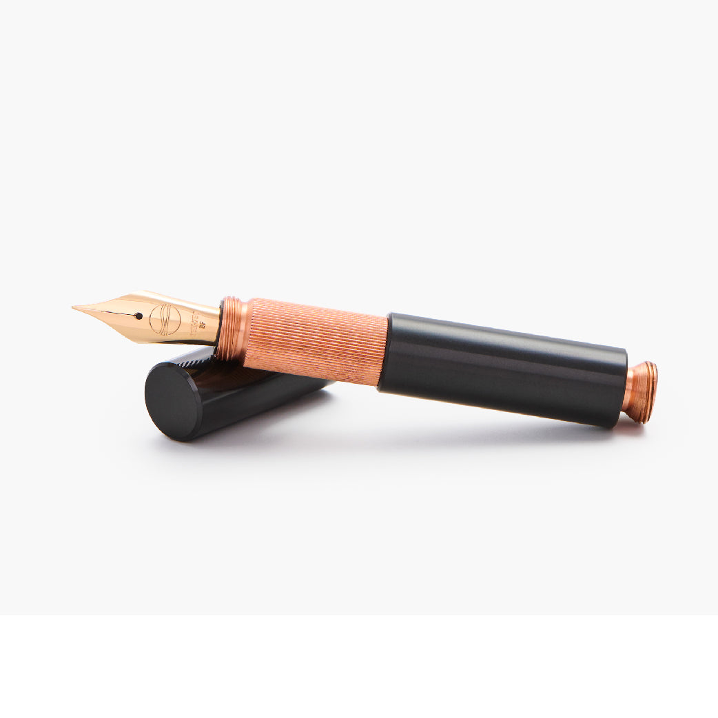 Pocketmaster Ebonite Black 1920 Copper Fountain Pen