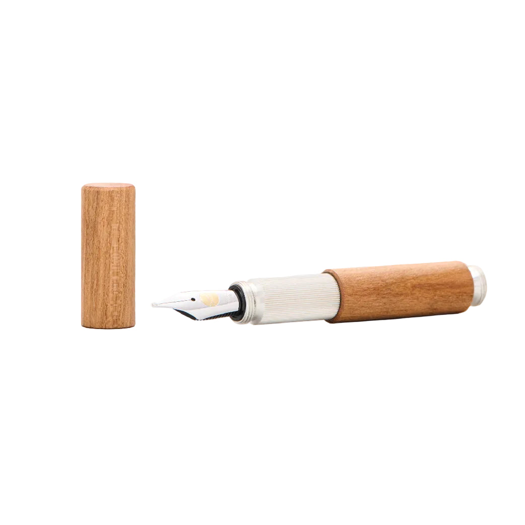 Pocketmaster Walnut & SIlver Fountain Pen