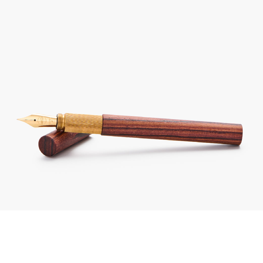 Shortcap Kingswood & Brass Fountain Pen