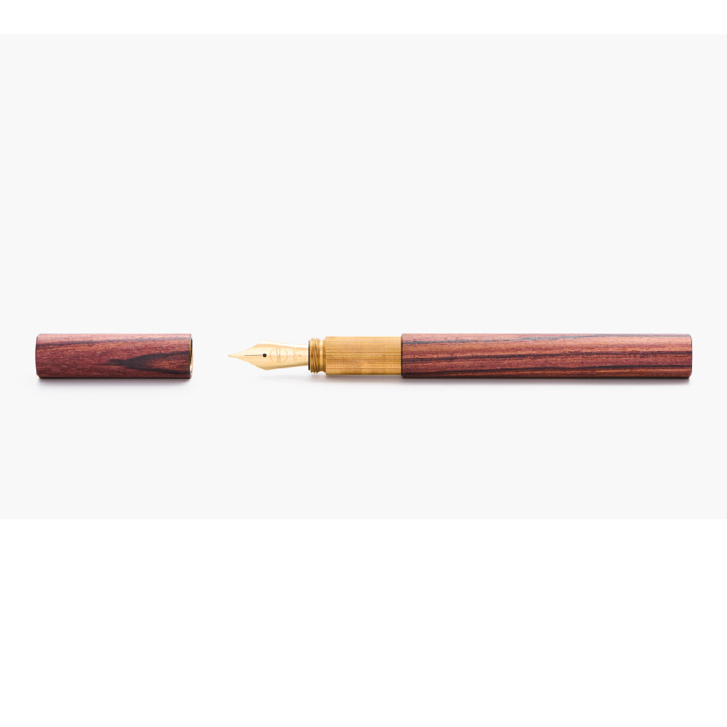 Shortcap Kingswood & Brass Fountain Pen