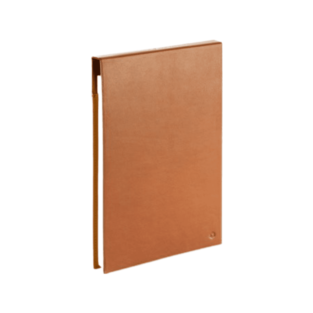 Quaderno A5 in PELLE beige