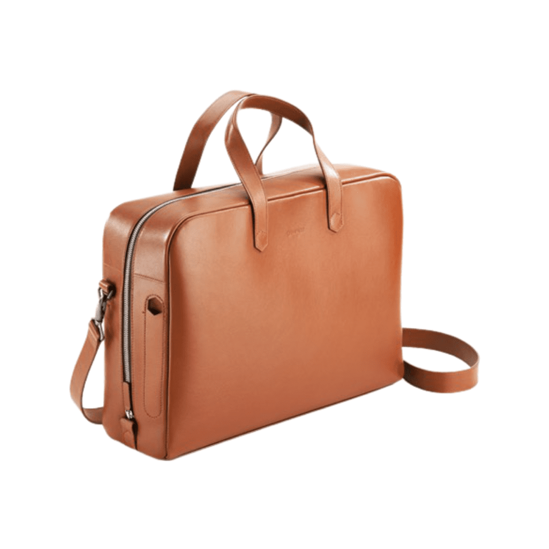 Borsa portadocumenti in PELLE beige