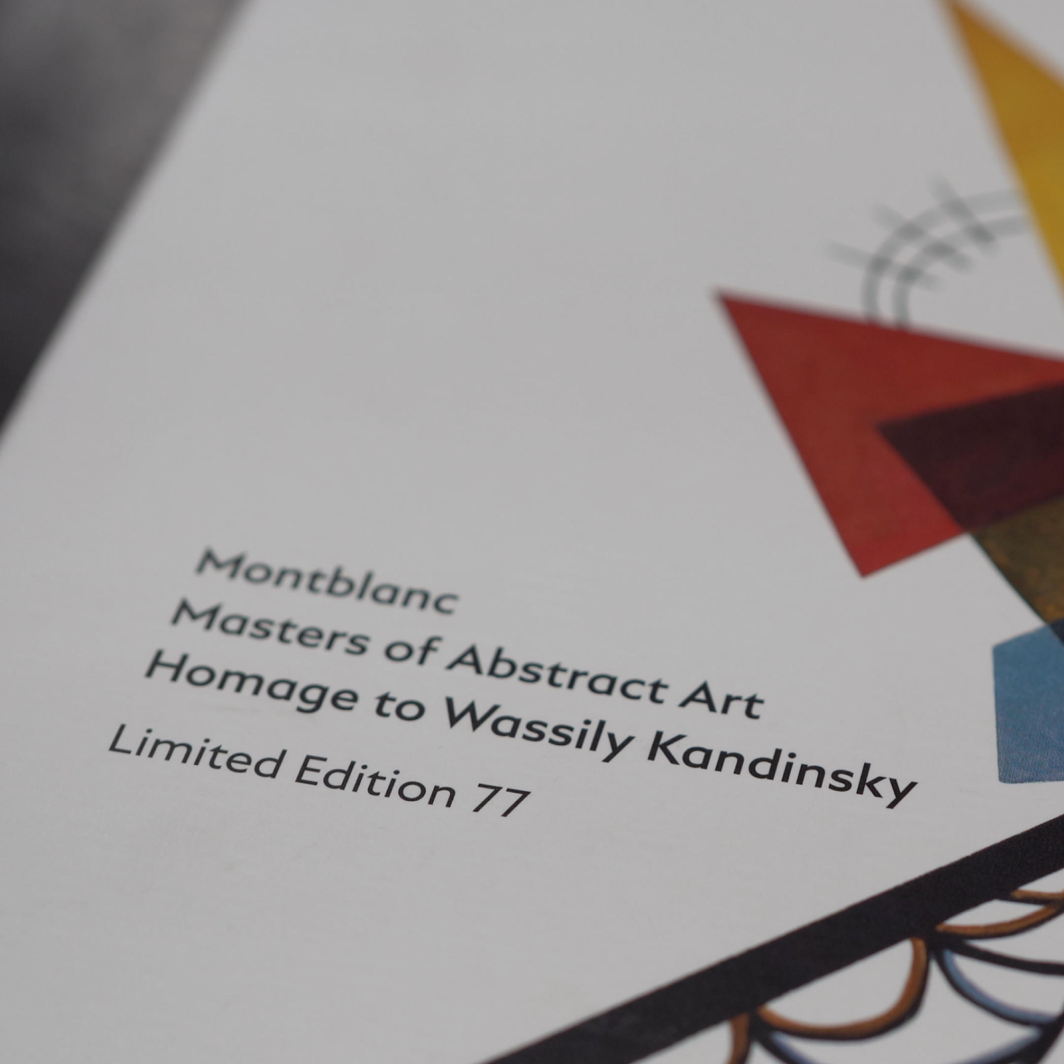 Masters of Abstract Art Wassily Kandinsky 77 Limited Edition Fountain Pen