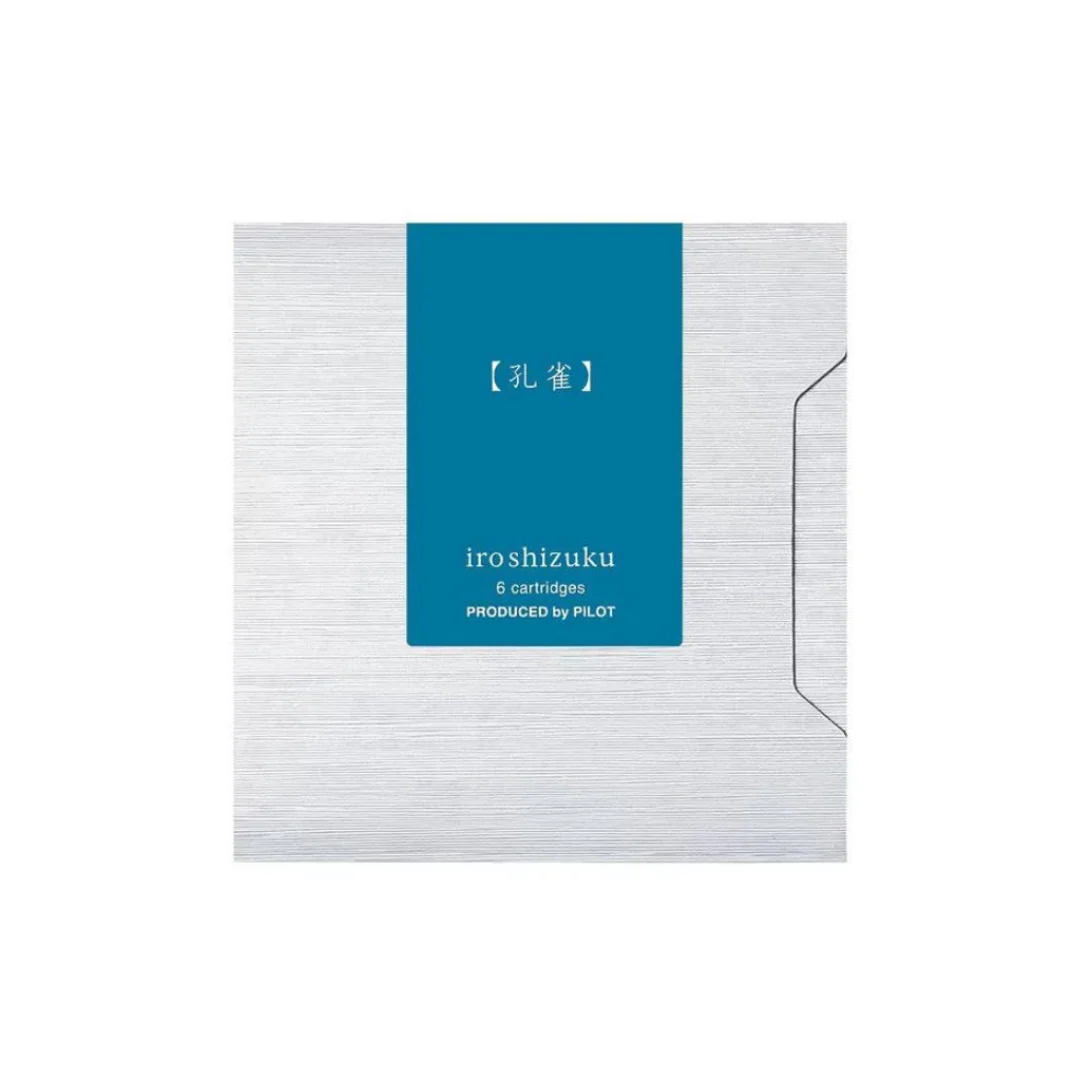 Iroshizuku Ink Cartridge Ku-jaku, 6pcs