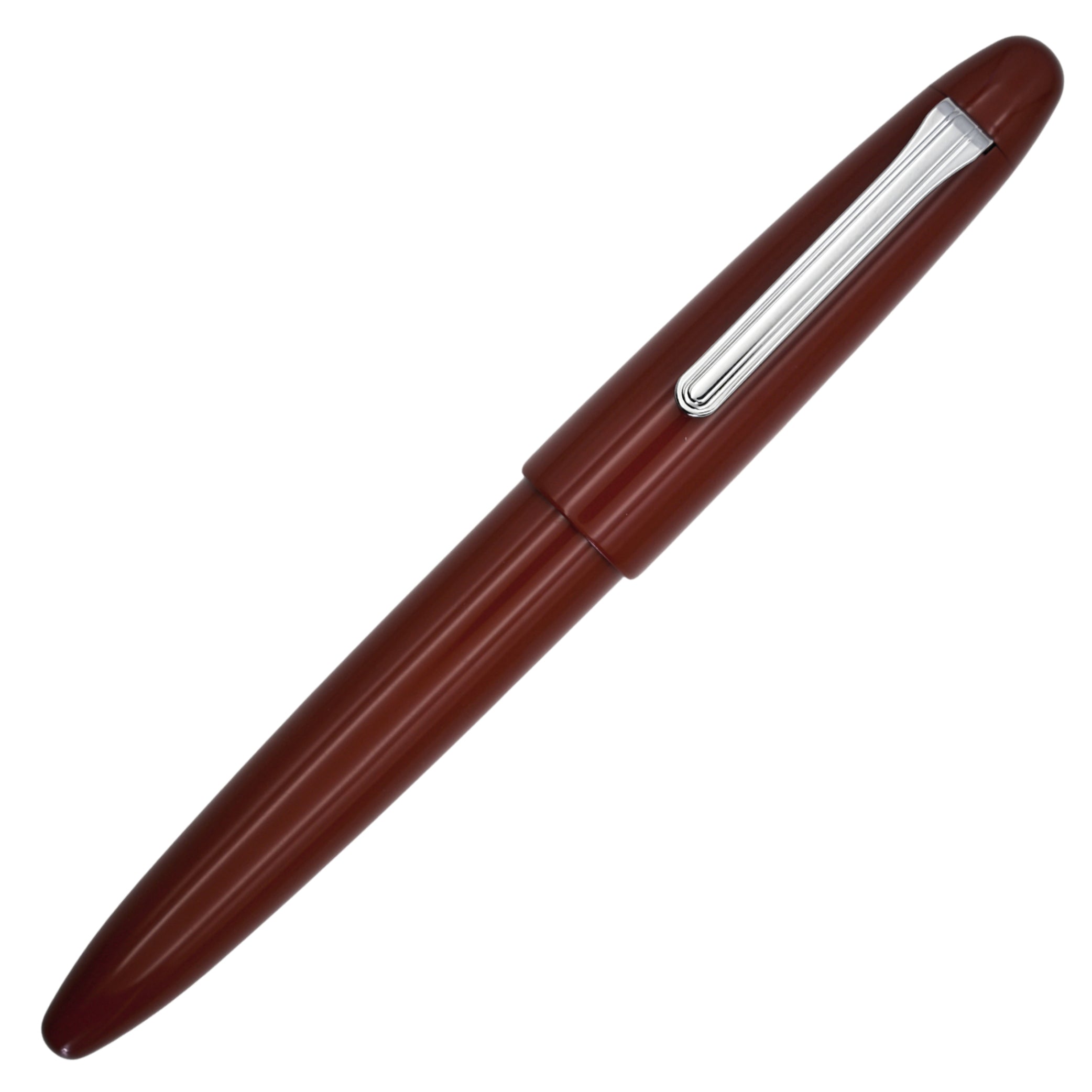 King of Pen Kaga Urushi Wine Red Rhodium Trim Limited Edition Fountain Pen