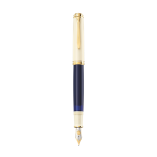 Souverän M800 Cream Blue Special Edition Fountain Pen