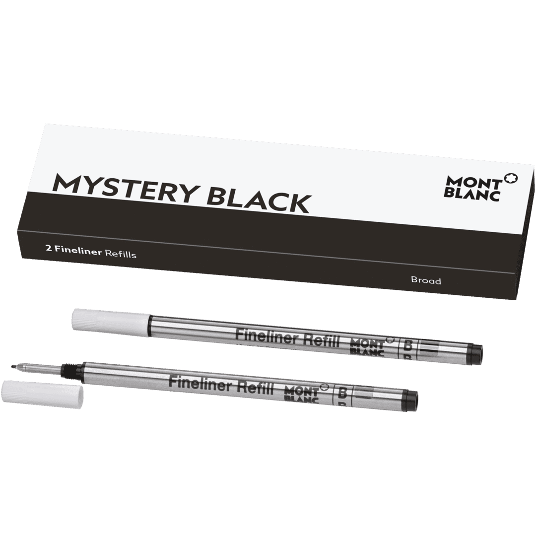 2 Fineliner Refills Mistery Black (M, B)